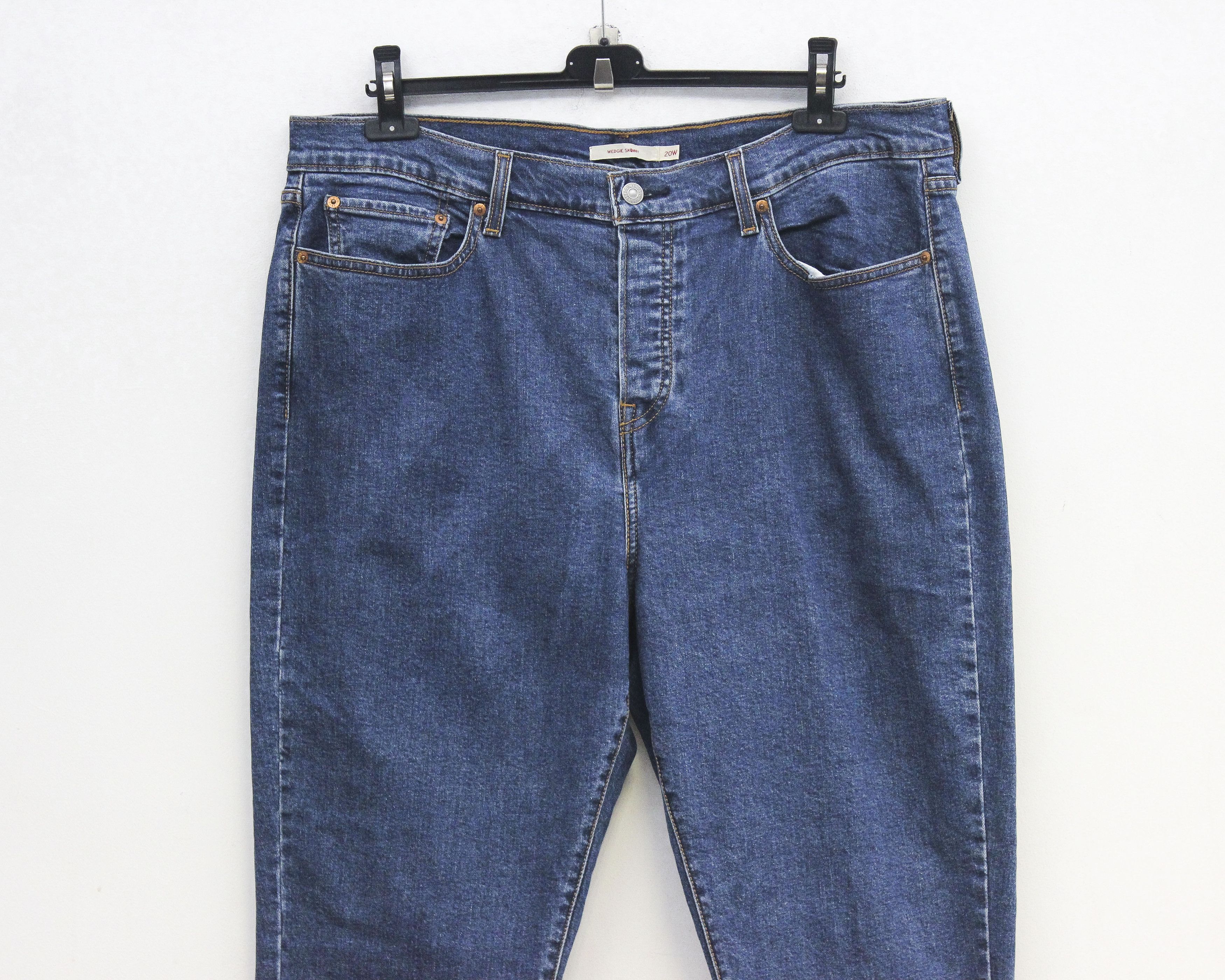 Levi's Wedgie Skinny 20W Jeans Trousers Pants Plus Size Slim Denim Size 42" / US 20 - 3 Thumbnail