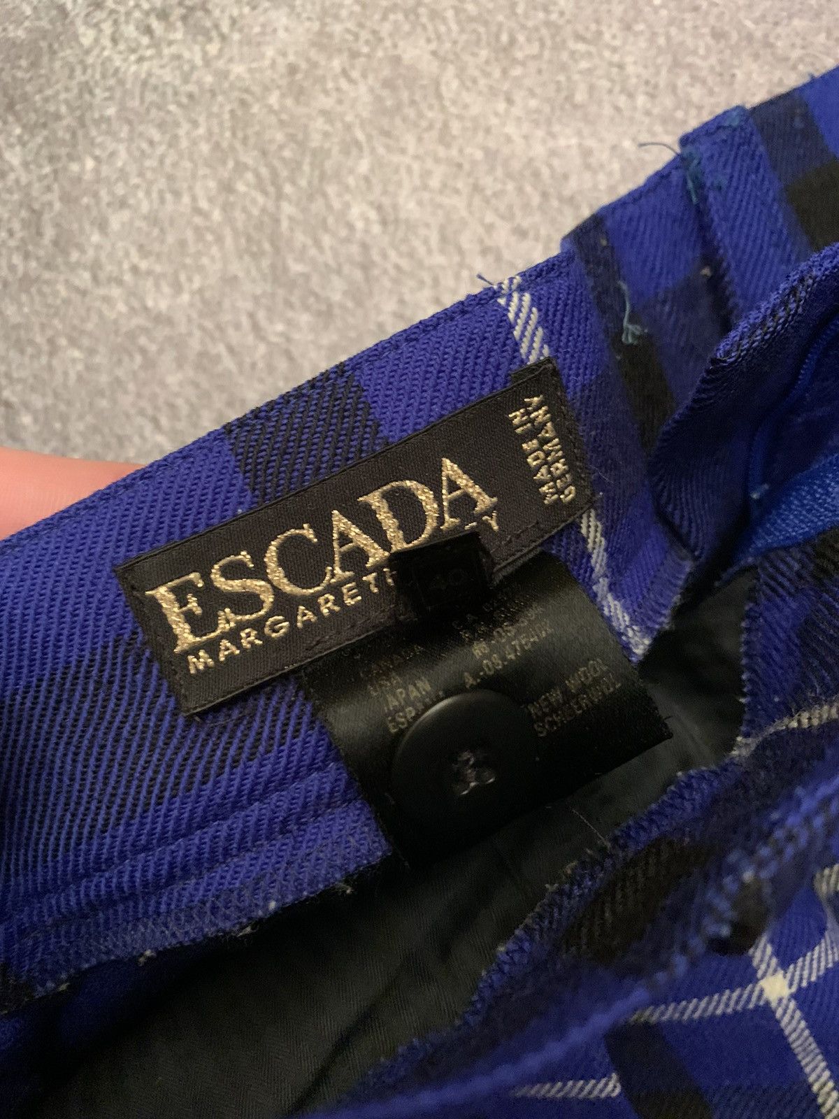 Escada × Escada Sport Escada Margaretha ley 40 wmns striped casual pants chinos Size 27" / US 4 / IT 40 - 11 Thumbnail