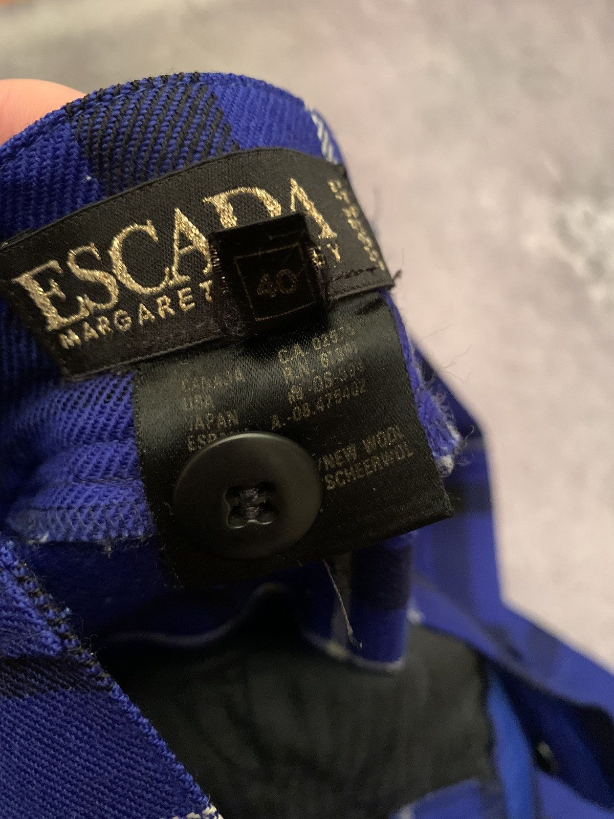 Escada × Escada Sport Escada Margaretha ley 40 wmns striped casual pants chinos Size 27" / US 4 / IT 40 - 13 Thumbnail