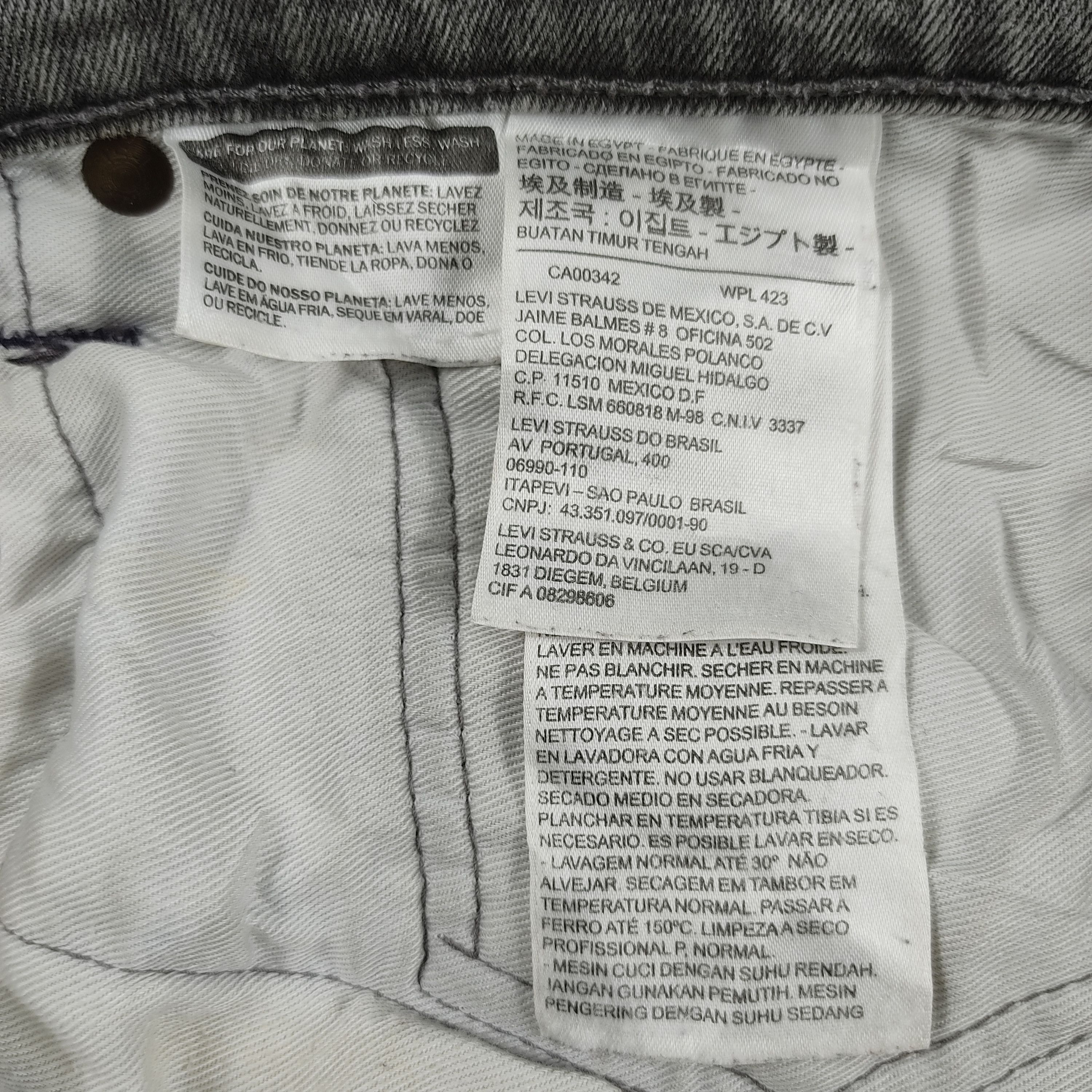 Vintage Levis 512 Jeans Distress