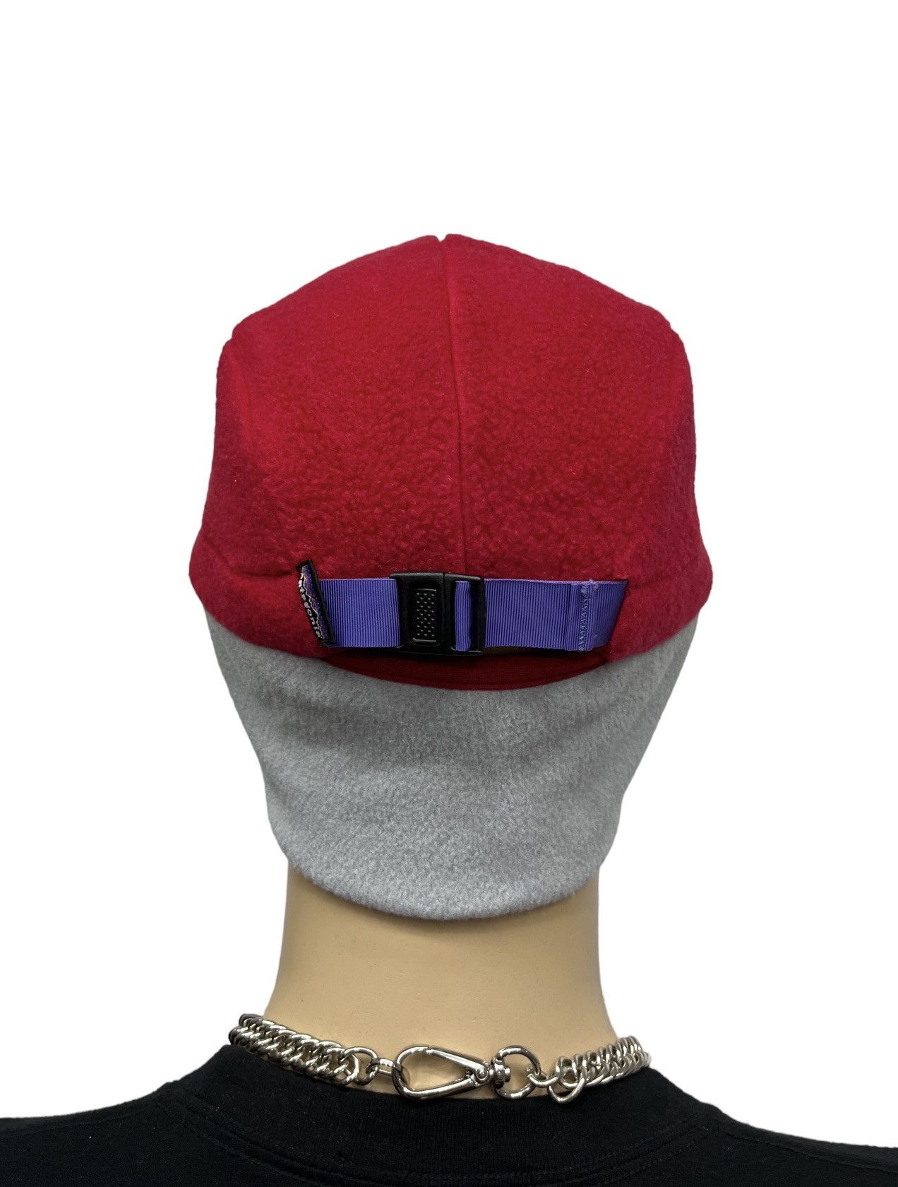 Patagonia 🔥Vintage 90’s PATAGONIA 5 Panel Ear Trap Winter Fleece Hat Size ONE SIZE - 6 Thumbnail
