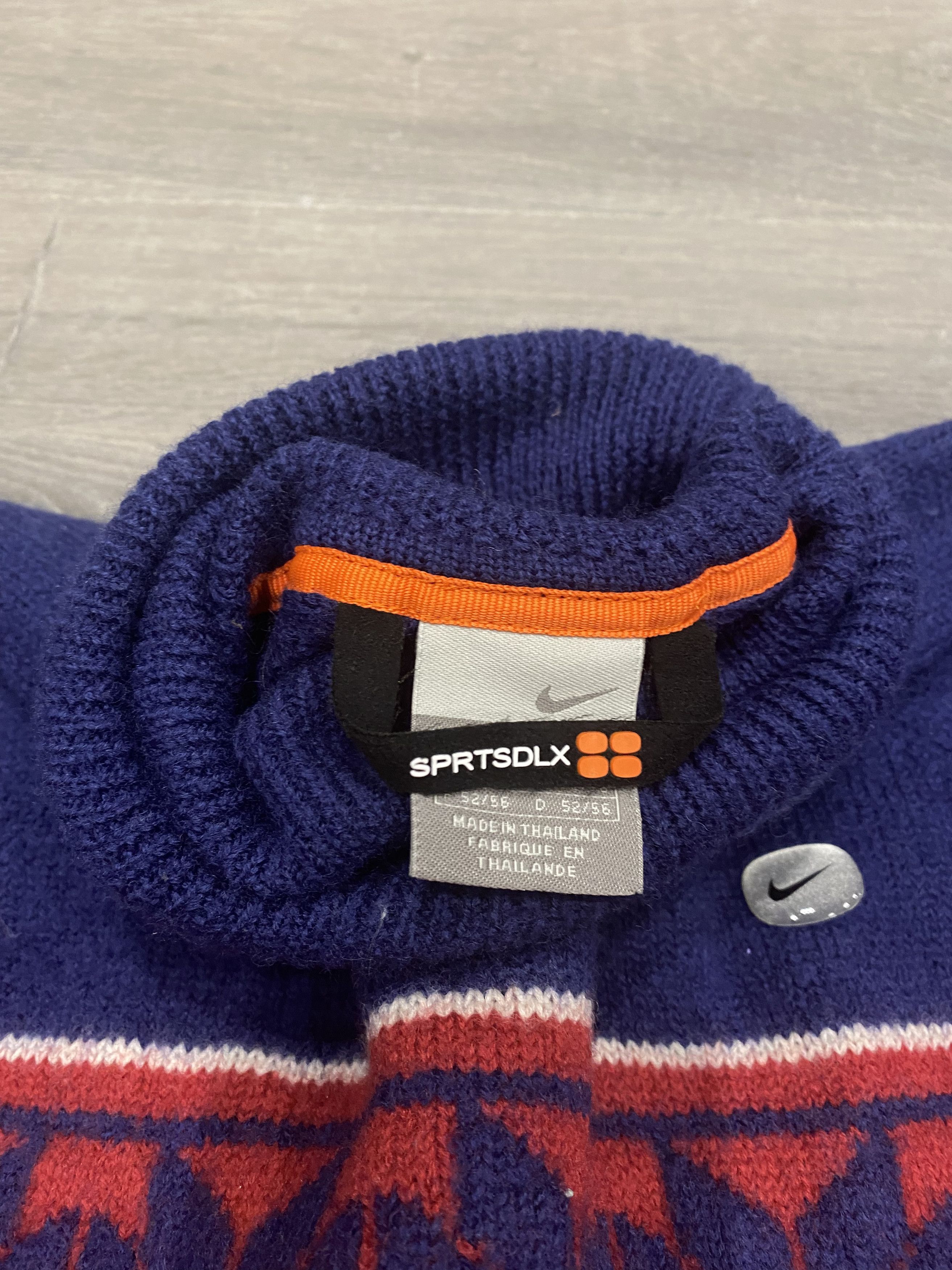 Nike × Nike ACG Nike Vintage Wool Sweater SportsDelux 90s Size US L / EU 52-54 / 3 - 9 Thumbnail