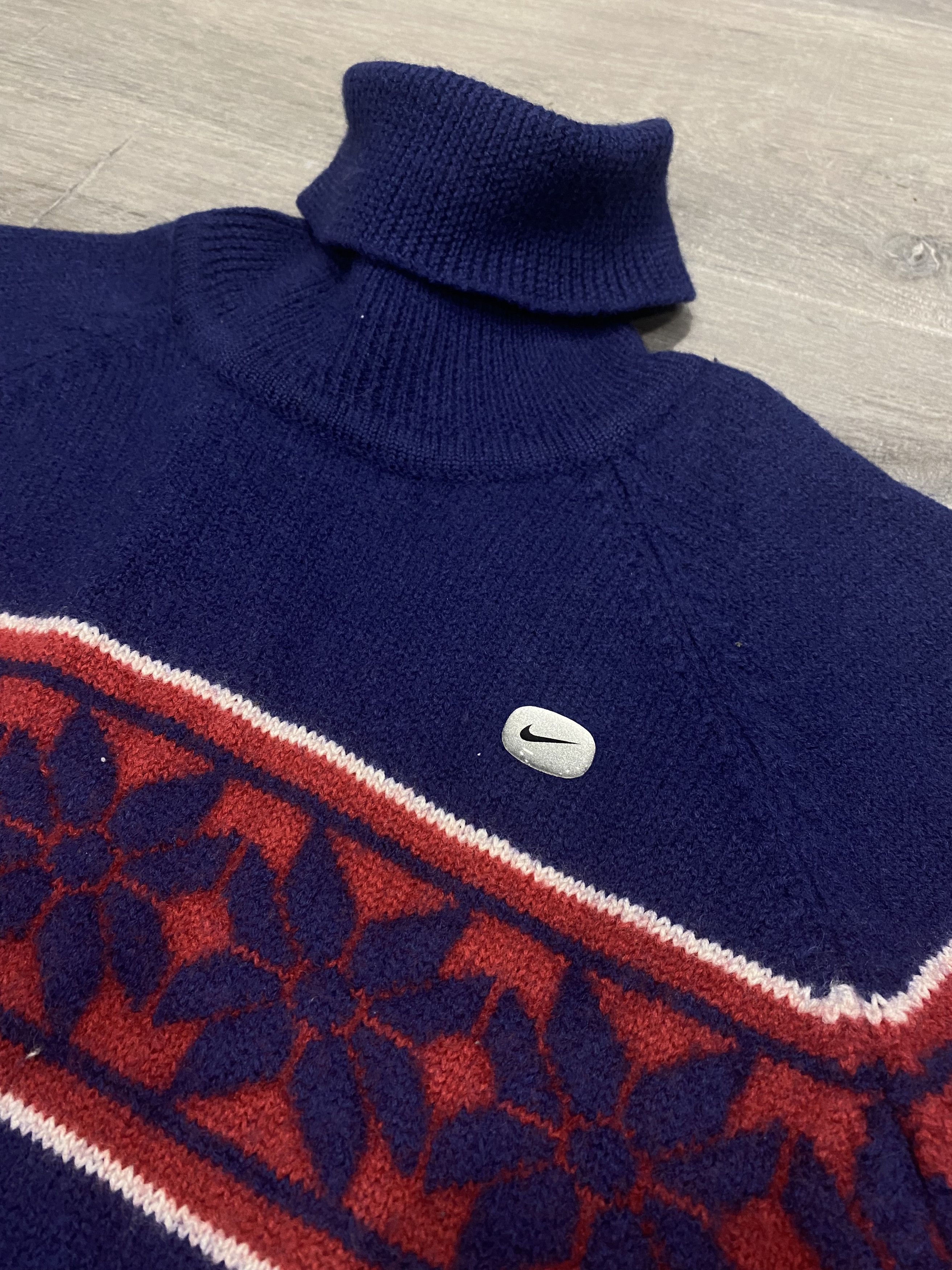 Nike × Nike ACG Nike Vintage Wool Sweater SportsDelux 90s Size US L / EU 52-54 / 3 - 6 Thumbnail