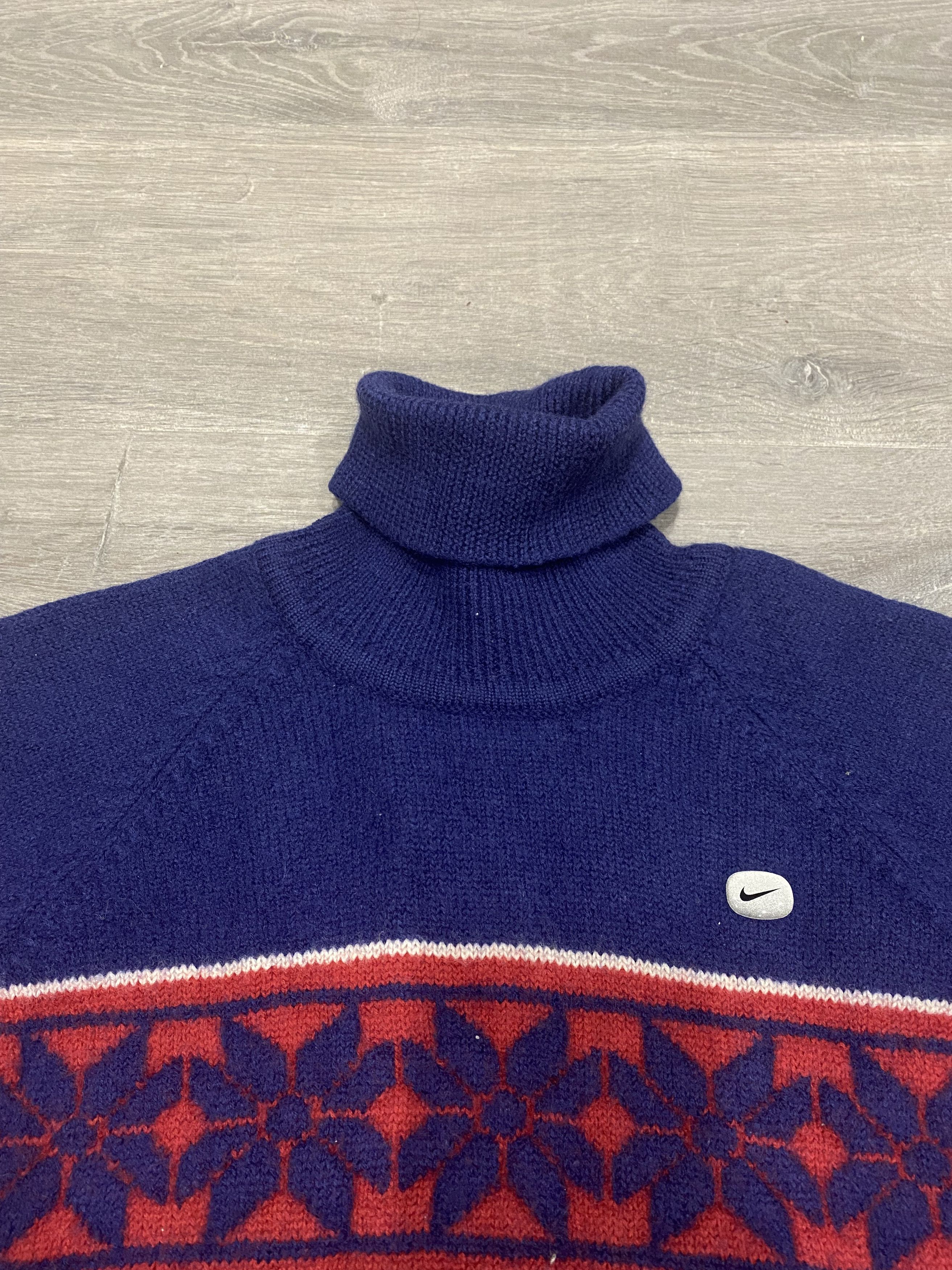 Nike × Nike ACG Nike Vintage Wool Sweater SportsDelux 90s Size US L / EU 52-54 / 3 - 7 Thumbnail