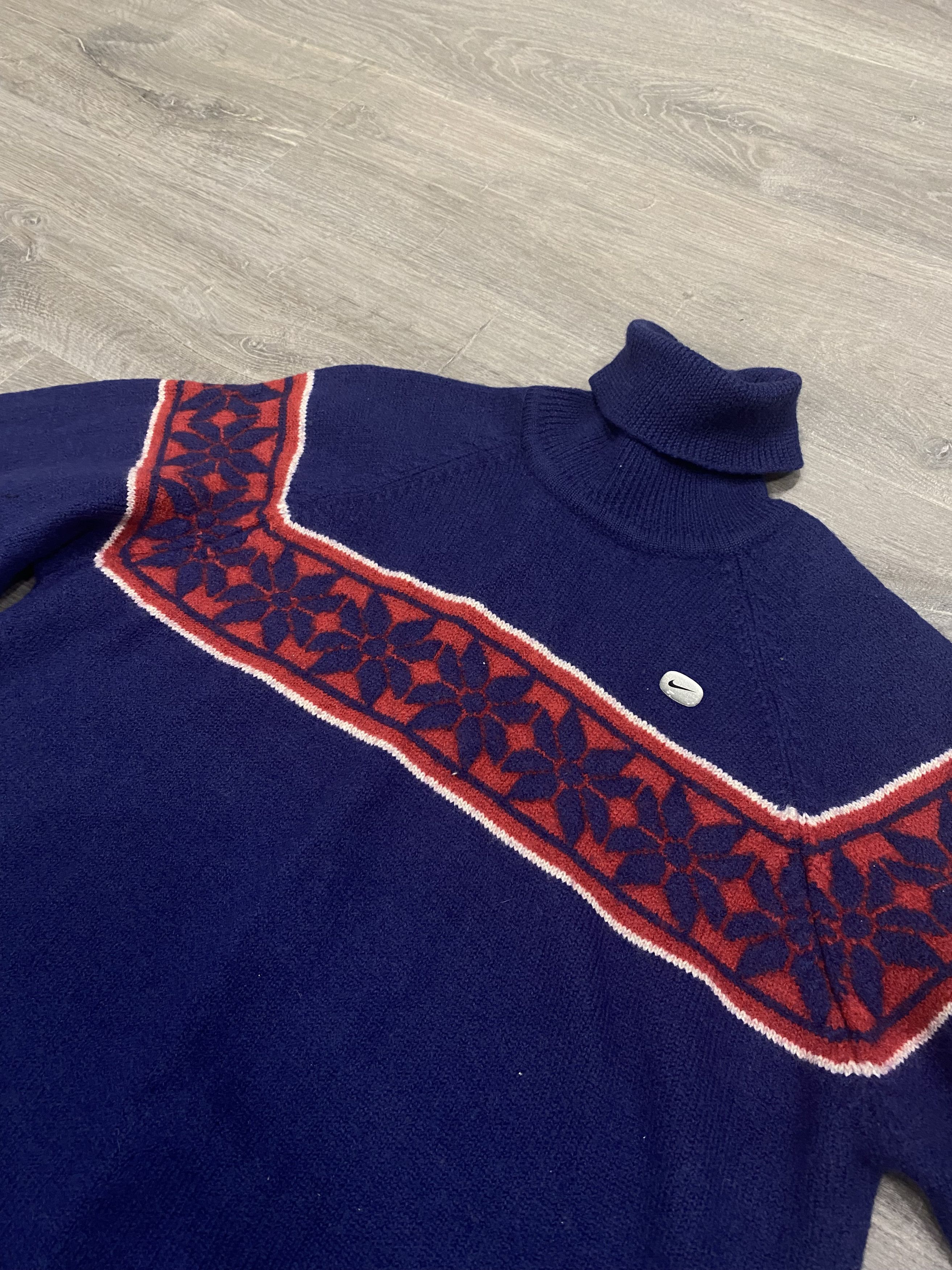 Nike × Nike ACG Nike Vintage Wool Sweater SportsDelux 90s Size US L / EU 52-54 / 3 - 5 Thumbnail