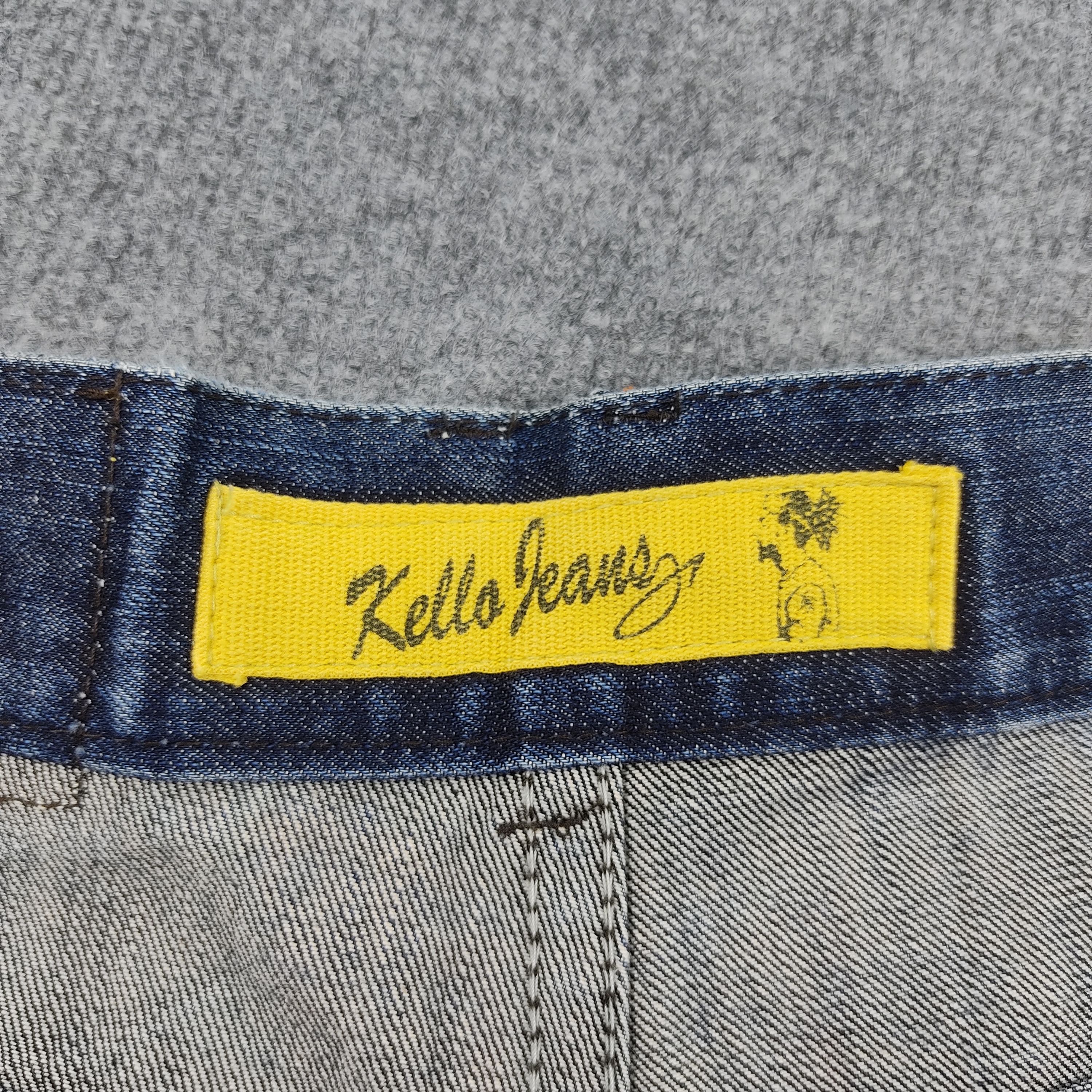 Japanese Brand × Vintage Vintage Kello Jeans Jeans Blue Wash L587 Size US 34 / EU 50 - 19 Thumbnail