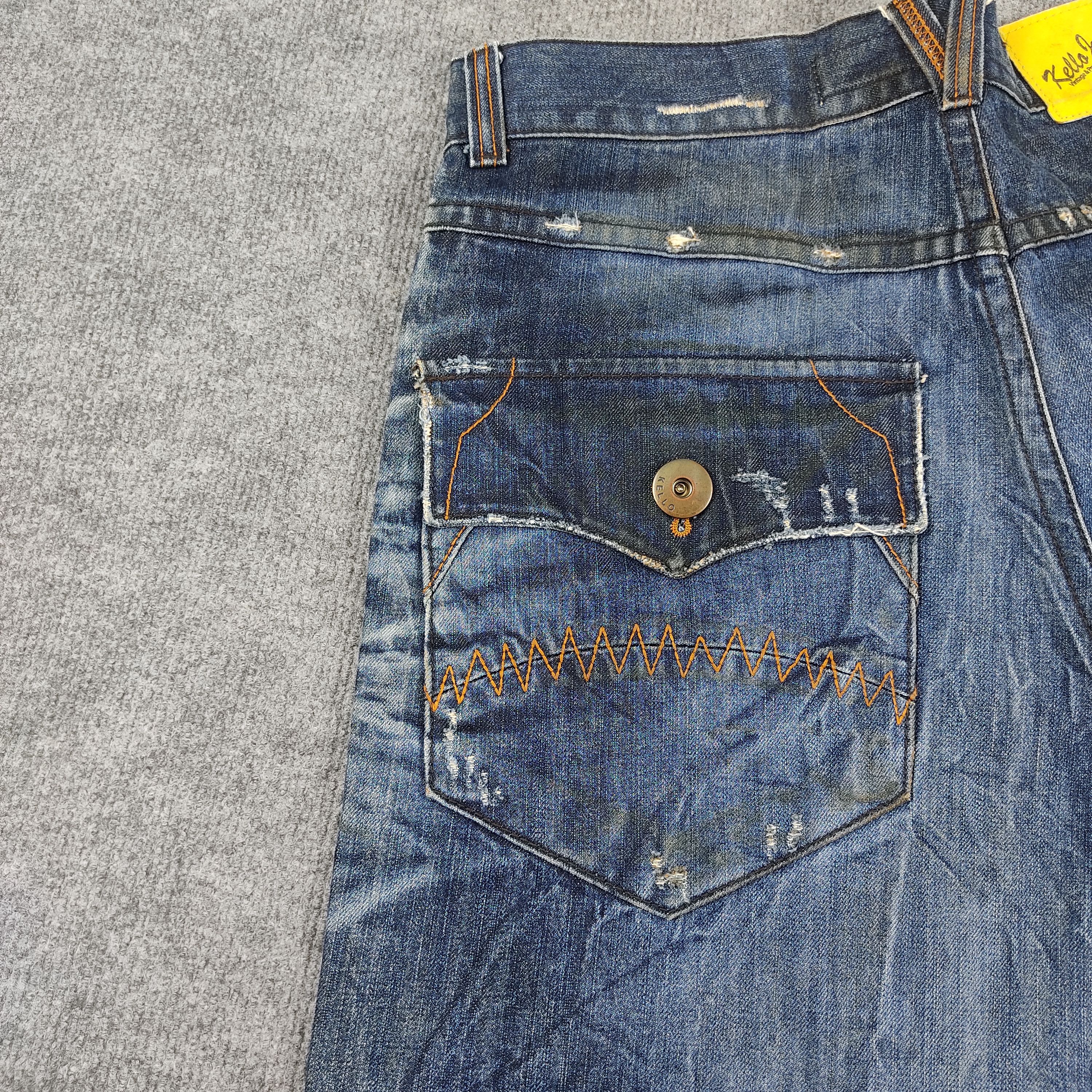 Japanese Brand × Vintage Vintage Kello Jeans Jeans Blue Wash L587 Size US 34 / EU 50 - 14 Thumbnail