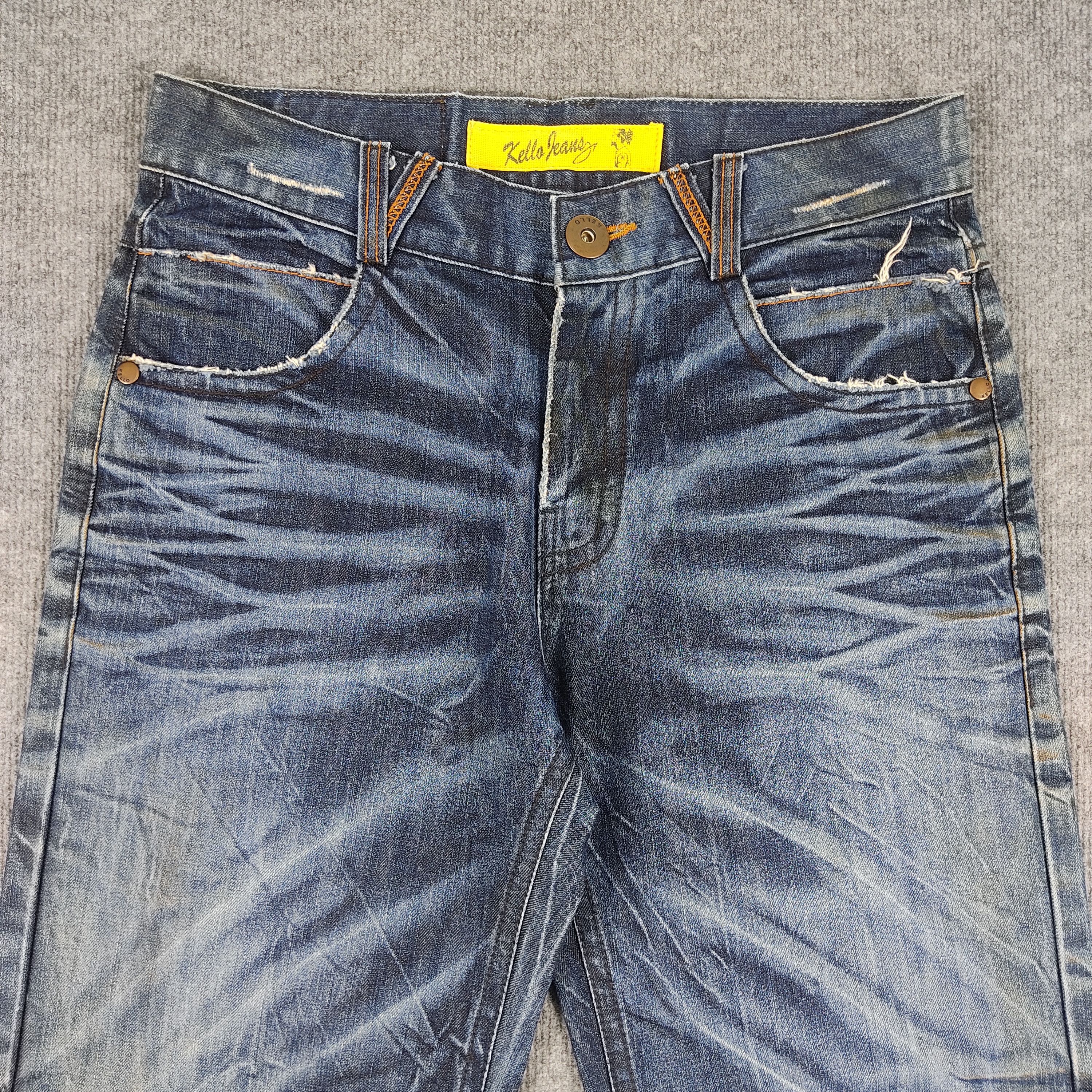 Japanese Brand × Vintage Vintage Kello Jeans Jeans Blue Wash L587 Size US 34 / EU 50 - 5 Thumbnail