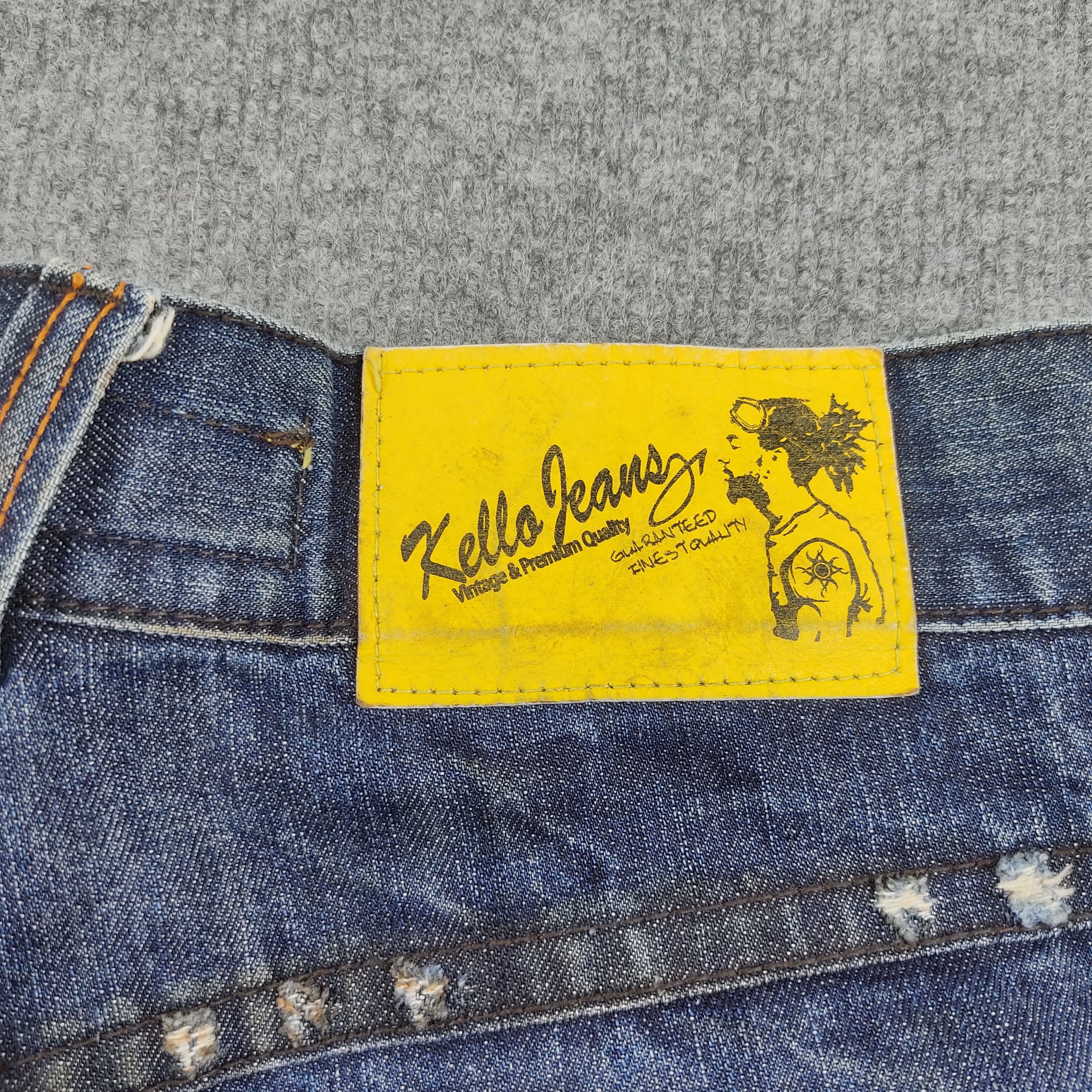 Japanese Brand × Vintage Vintage Kello Jeans Jeans Blue Wash L587 Size US 34 / EU 50 - 18 Thumbnail