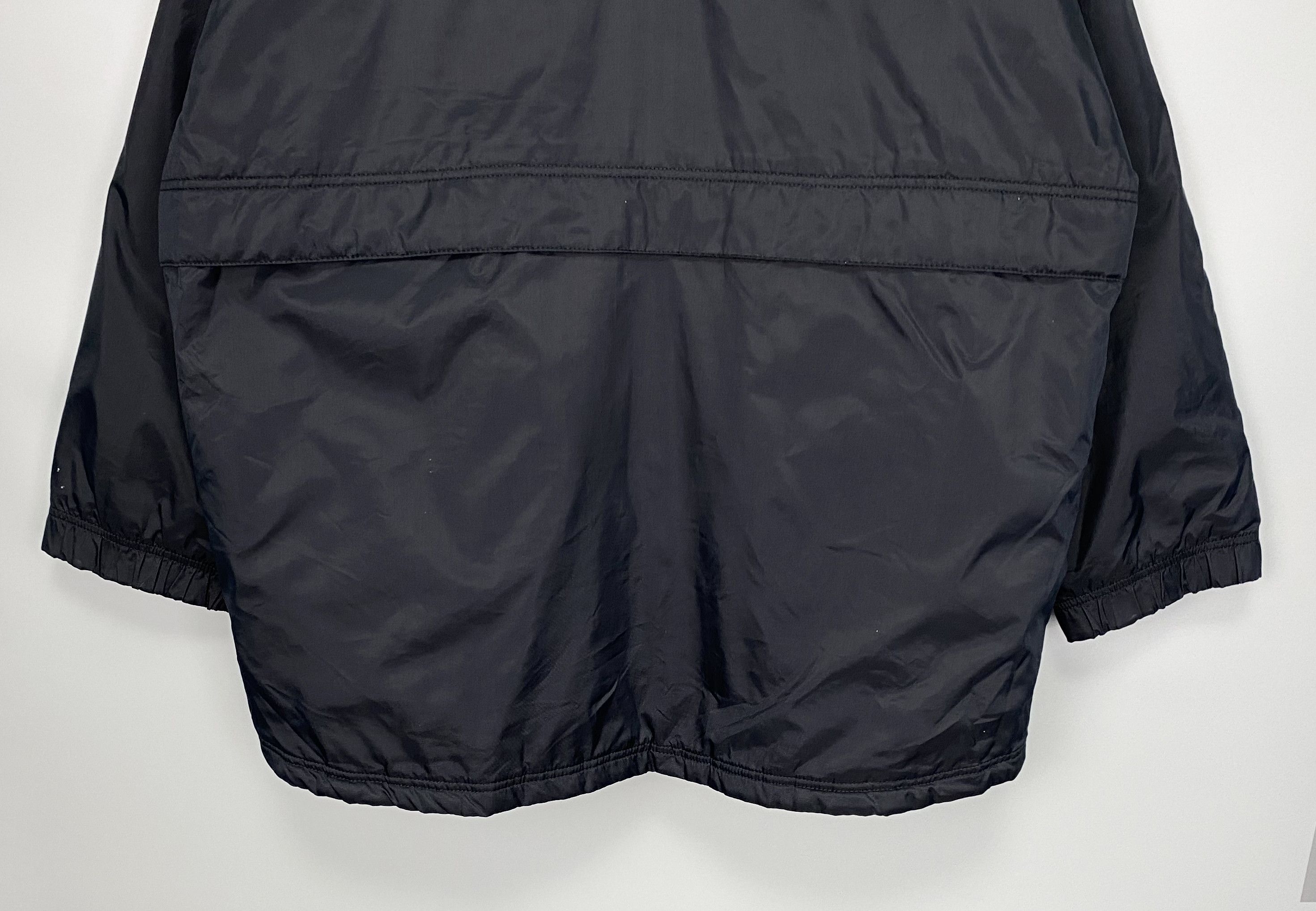 Nike Vintage 90s NIKE Big Swoosh Logo Black jacket Size US XXL / EU 58 / 5 - 3 Thumbnail
