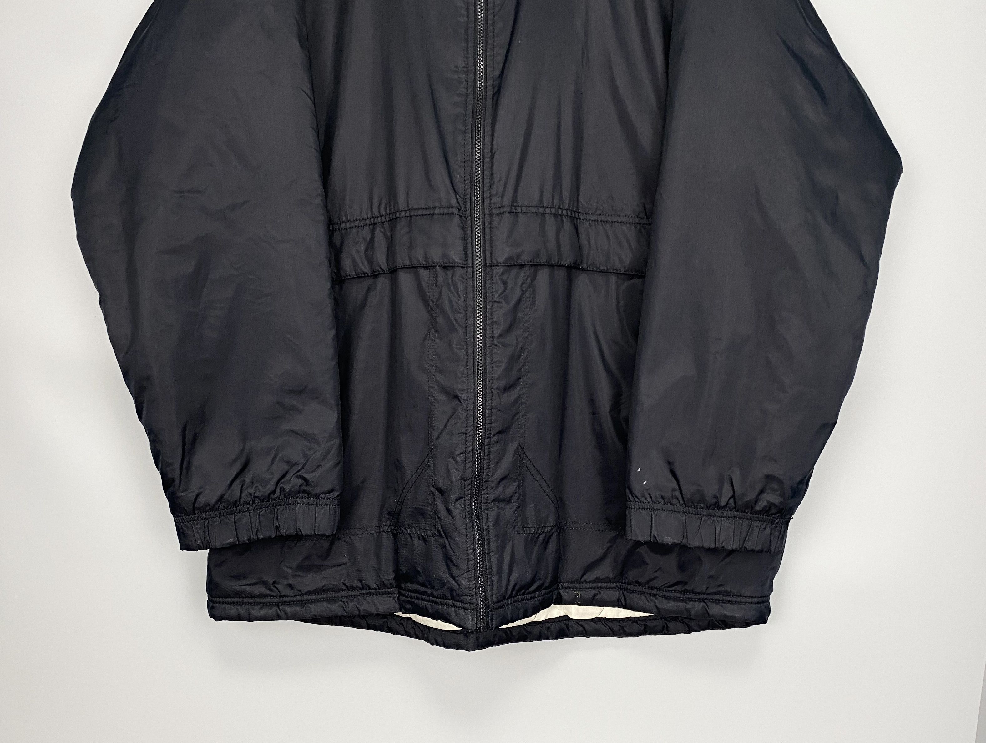 Nike Vintage 90s NIKE Big Swoosh Logo Black jacket Size US XXL / EU 58 / 5 - 6 Thumbnail