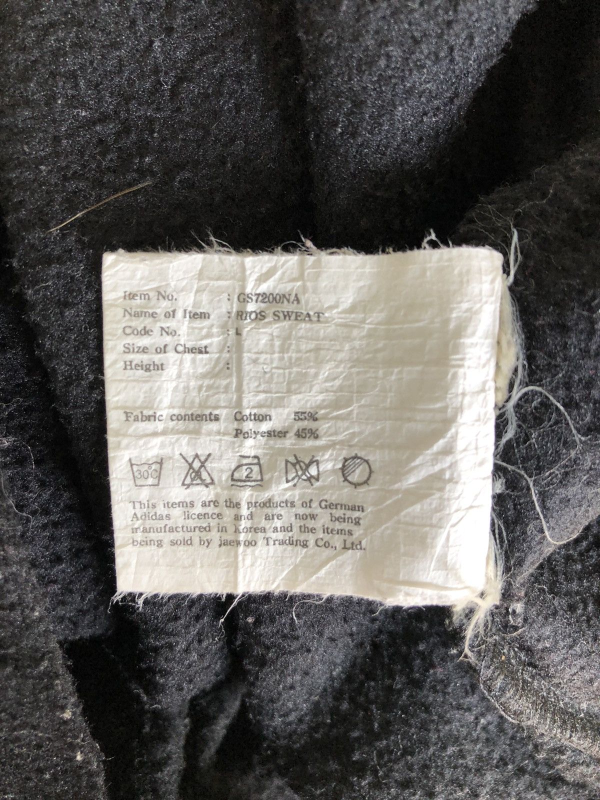 Adidas Vintage Adidas Words Rios Sweat Half Zip Black Sweaters Size US L / EU 52-54 / 3 - 4 Thumbnail