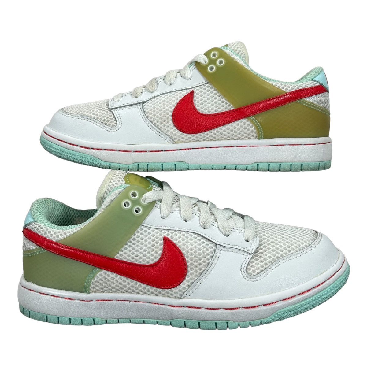 Nike VTG Nike Dunk Dunkesto White Pimento Skylight 2007 Sneakers Size US 7 / IT 37 - 1 Thumbnail