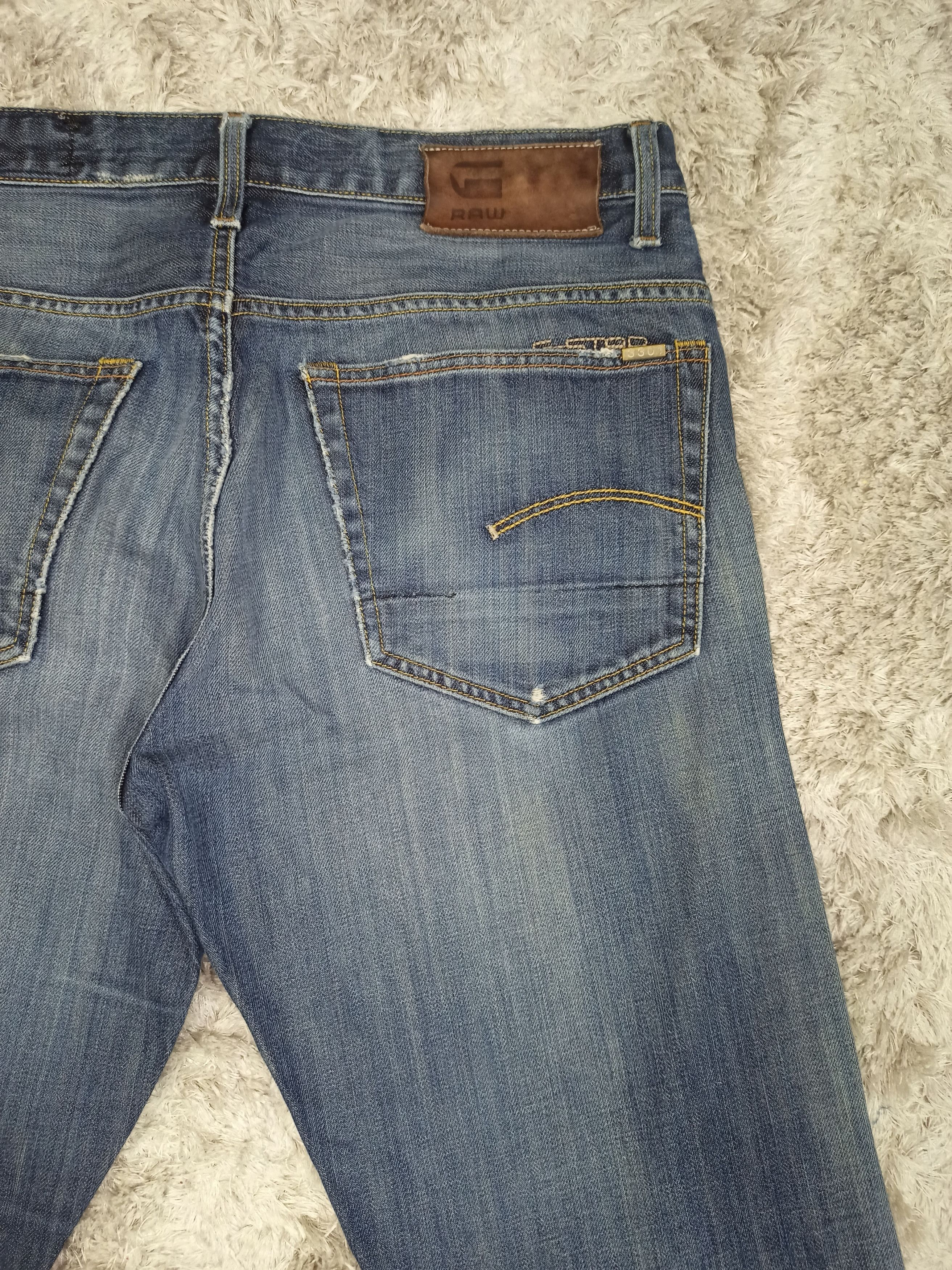 Tornado Mart Vintage G Star Raw Distressed Jeans Size US 32 / EU 48 - 9 Thumbnail