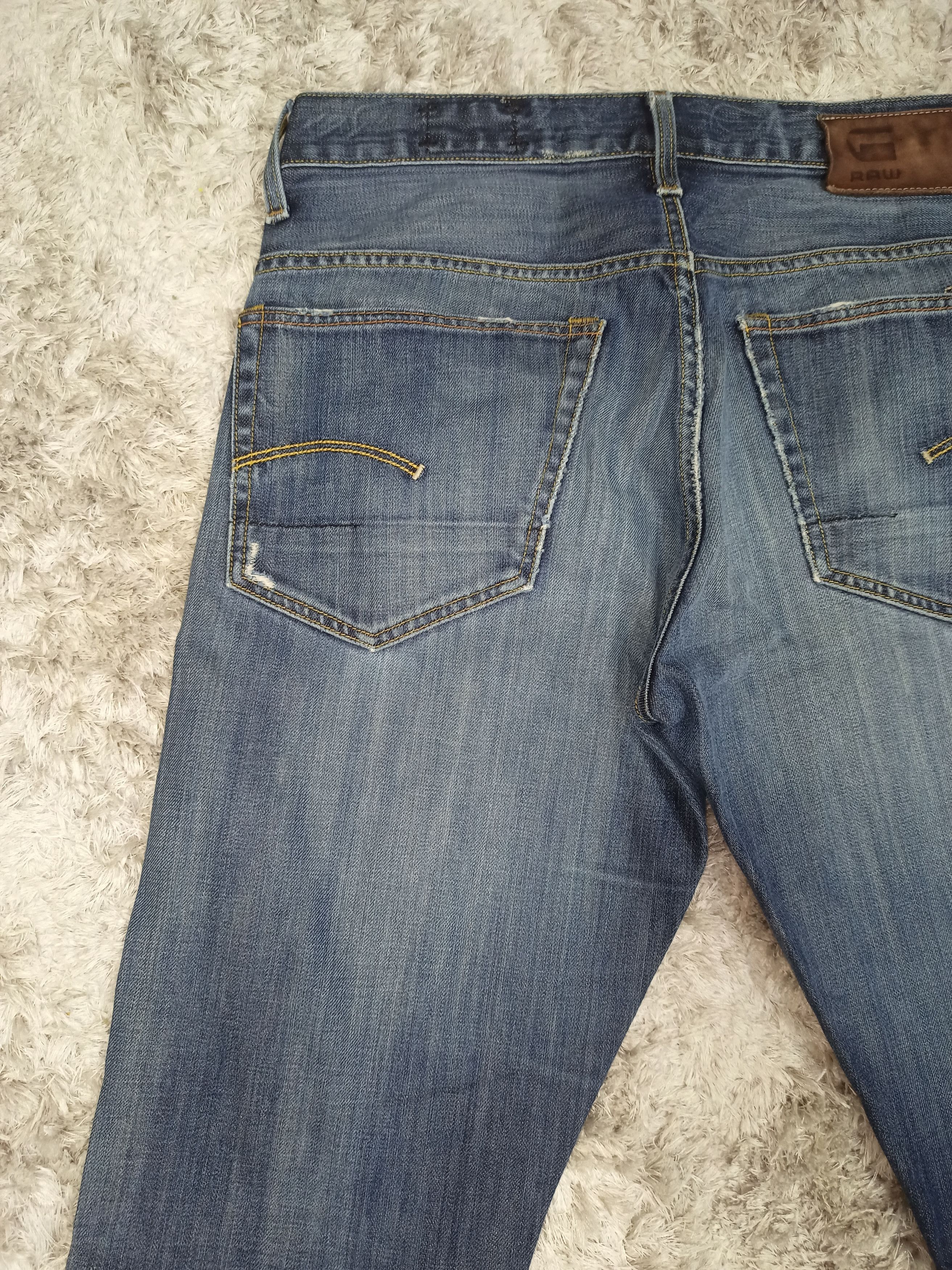 Tornado Mart Vintage G Star Raw Distressed Jeans Size US 32 / EU 48 - 7 Thumbnail