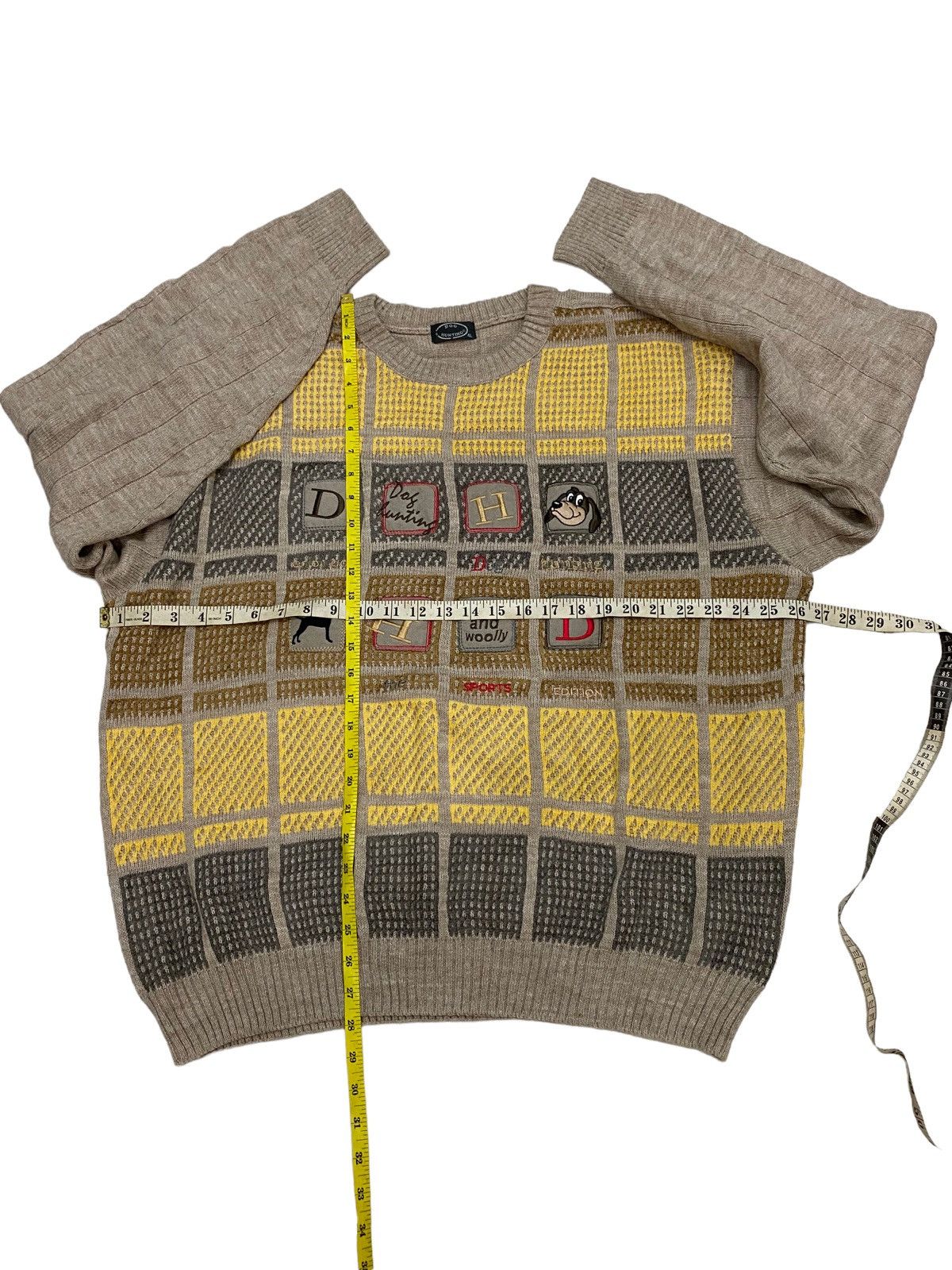 Vintage Vintage Japanese Brand Dog Hunting Knitwear Sweater Size US XXL / EU 58 / 5 - 7 Thumbnail