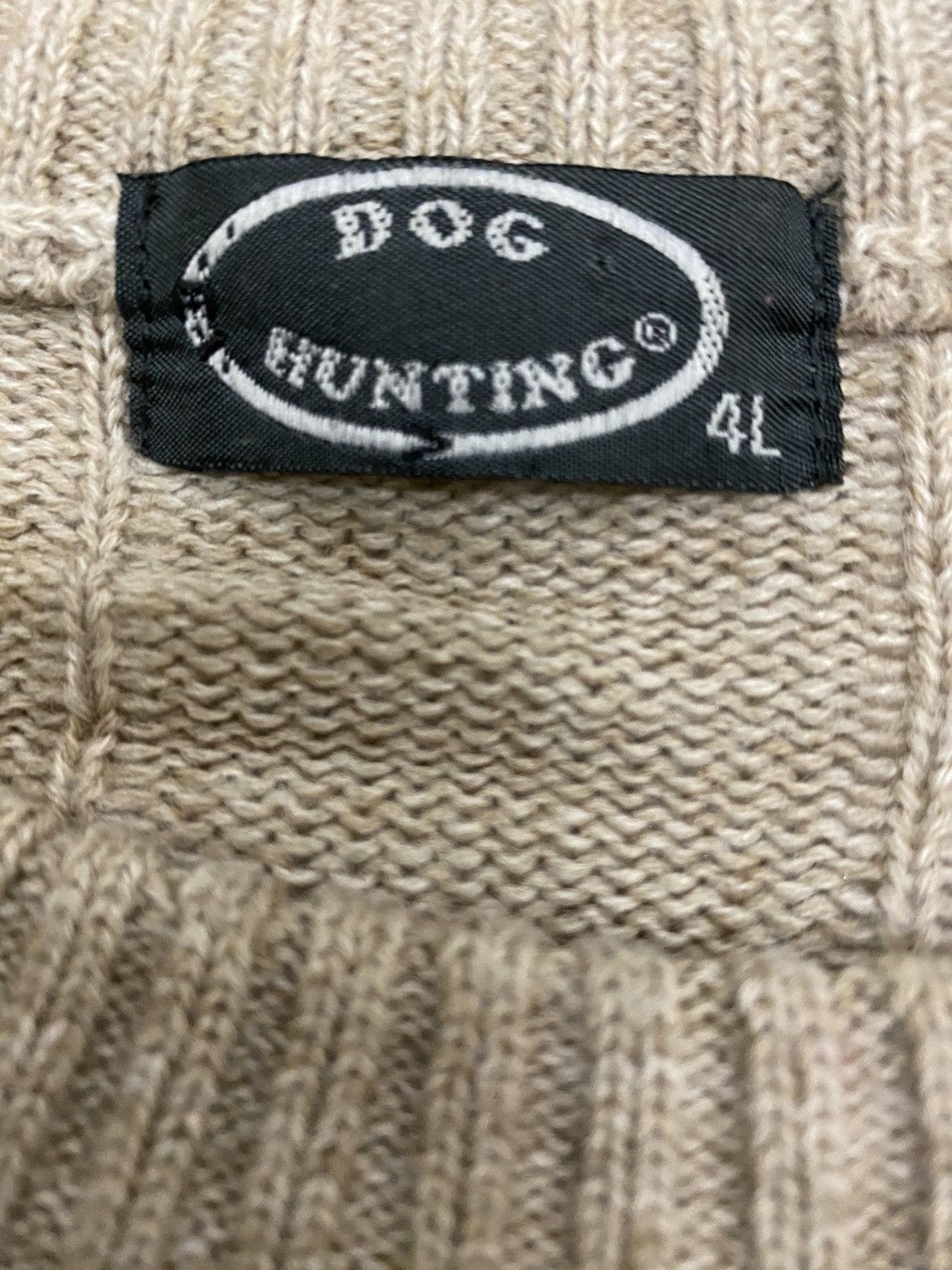 Vintage Vintage Japanese Brand Dog Hunting Knitwear Sweater Size US XXL / EU 58 / 5 - 8 Thumbnail