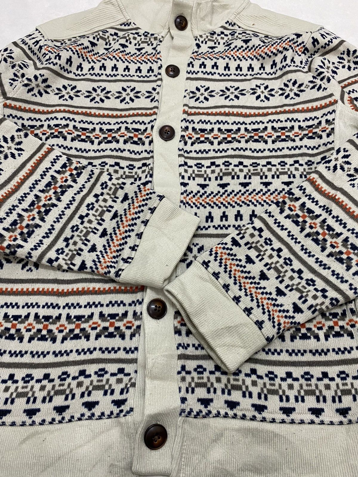 Eddie Bauer Eddie Bauer Printed Cardigan Jacket Size US L / EU 52-54 / 3 - 6 Thumbnail