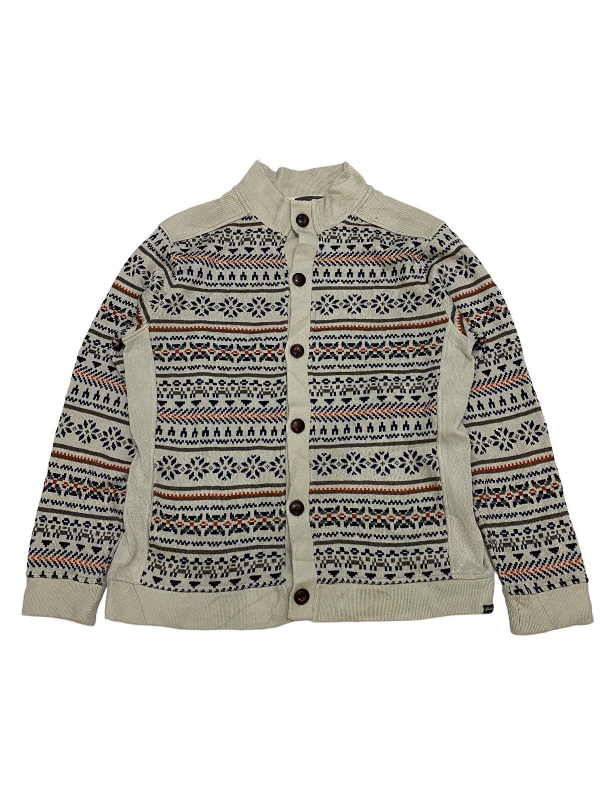 Eddie Bauer Eddie Bauer Printed Cardigan Jacket Size US L / EU 52-54 / 3 - 1 Thumbnail