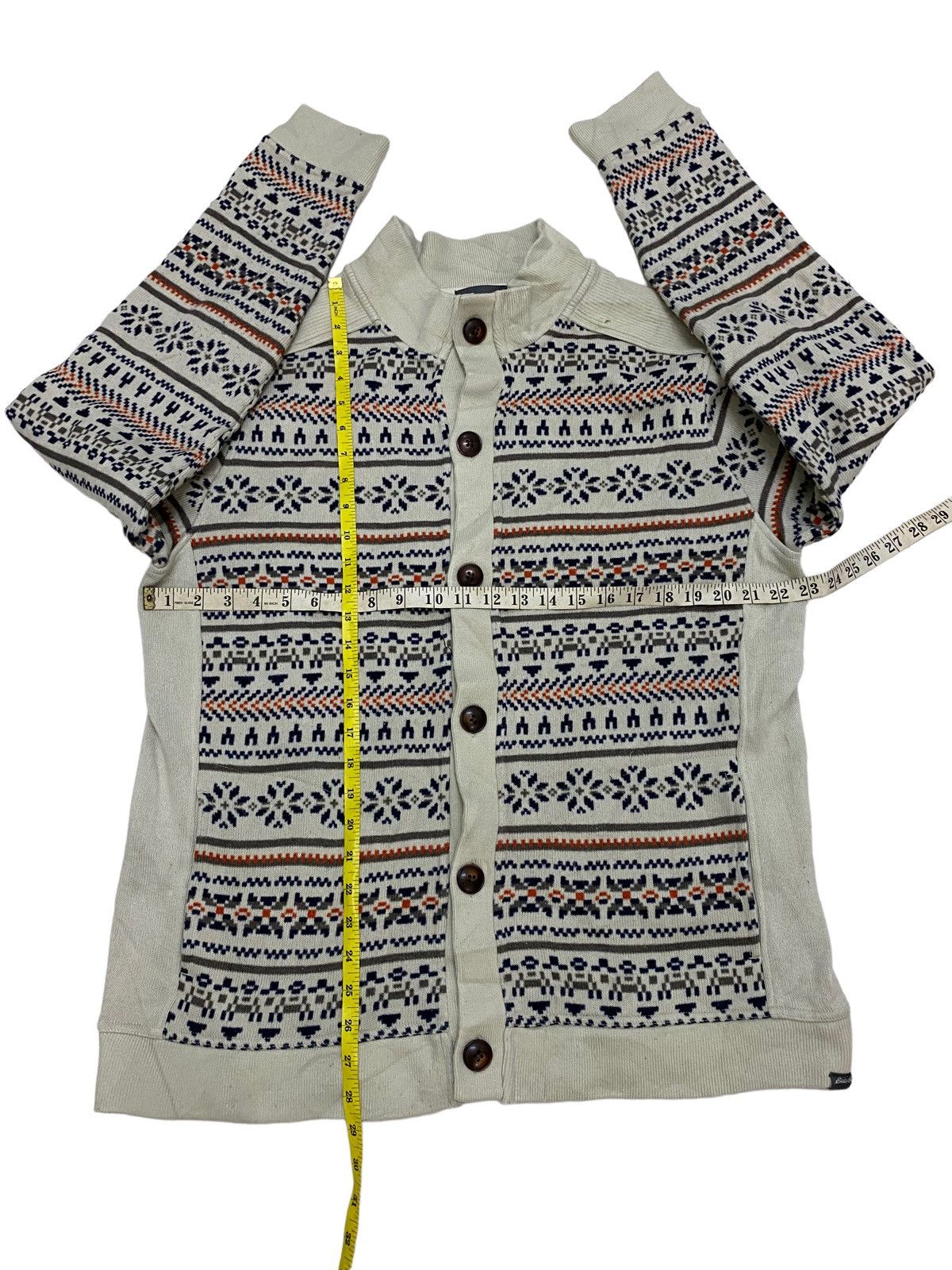 Eddie Bauer Eddie Bauer Printed Cardigan Jacket Size US L / EU 52-54 / 3 - 5 Thumbnail