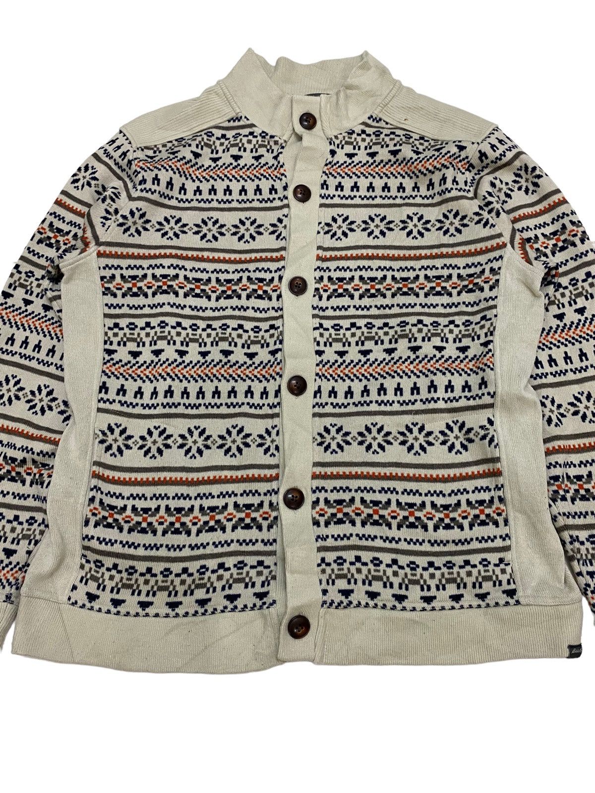 Eddie Bauer Eddie Bauer Printed Cardigan Jacket Size US L / EU 52-54 / 3 - 3 Thumbnail