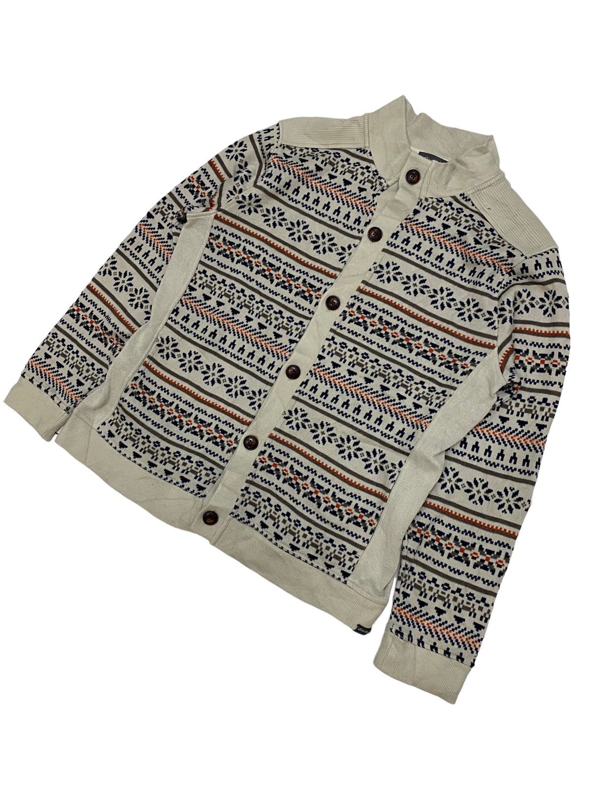 Eddie Bauer Eddie Bauer Printed Cardigan Jacket Size US L / EU 52-54 / 3 - 2 Thumbnail