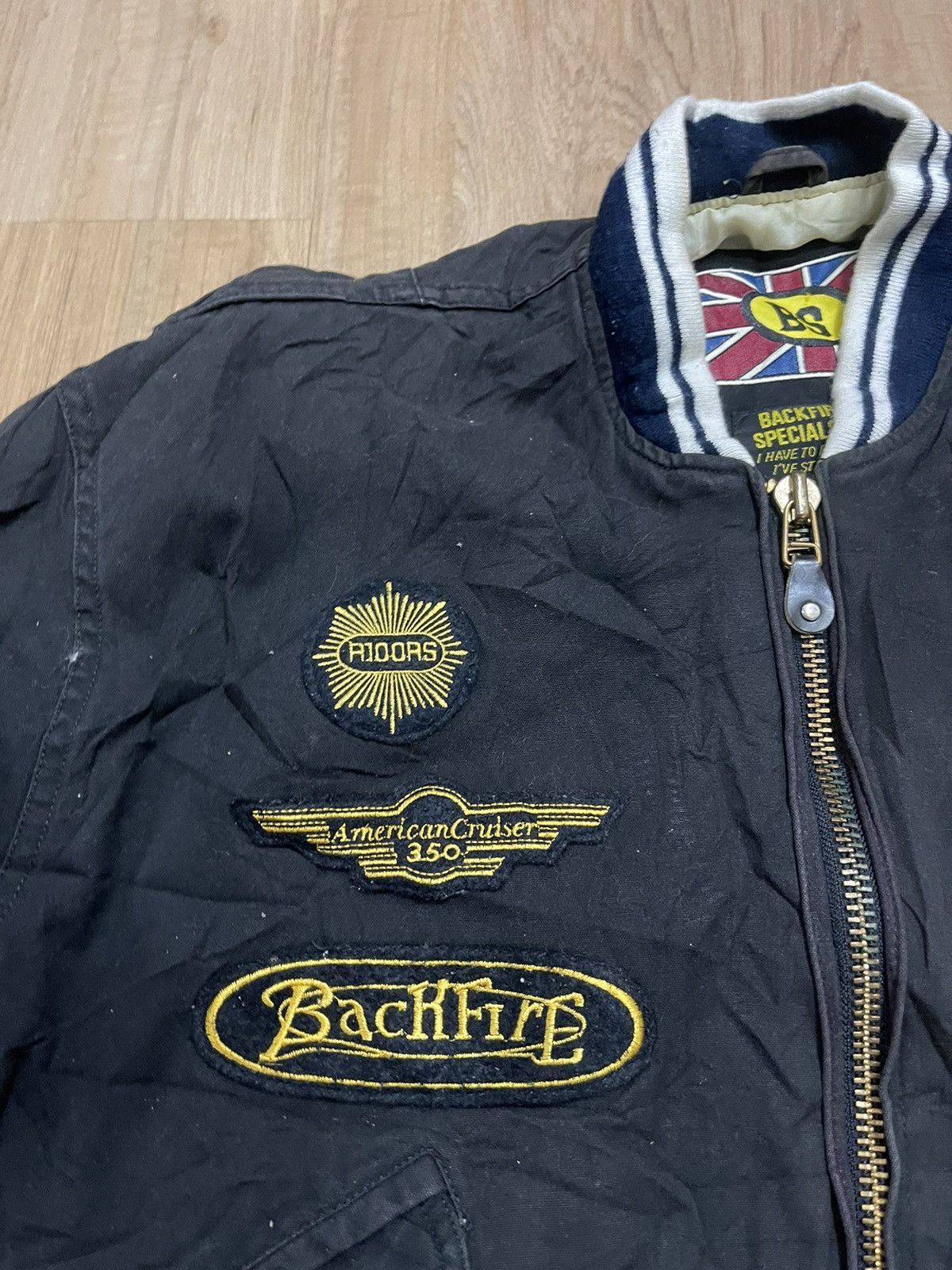 Vintage Back Fire motorsport jacket Size US M / EU 48-50 / 2 - 3 Thumbnail