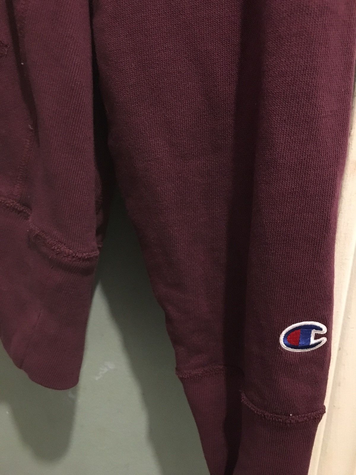 Champion × Vintage Vintage Maroon Champion Hoodie Size US S / EU 44-46 / 1 - 3 Thumbnail