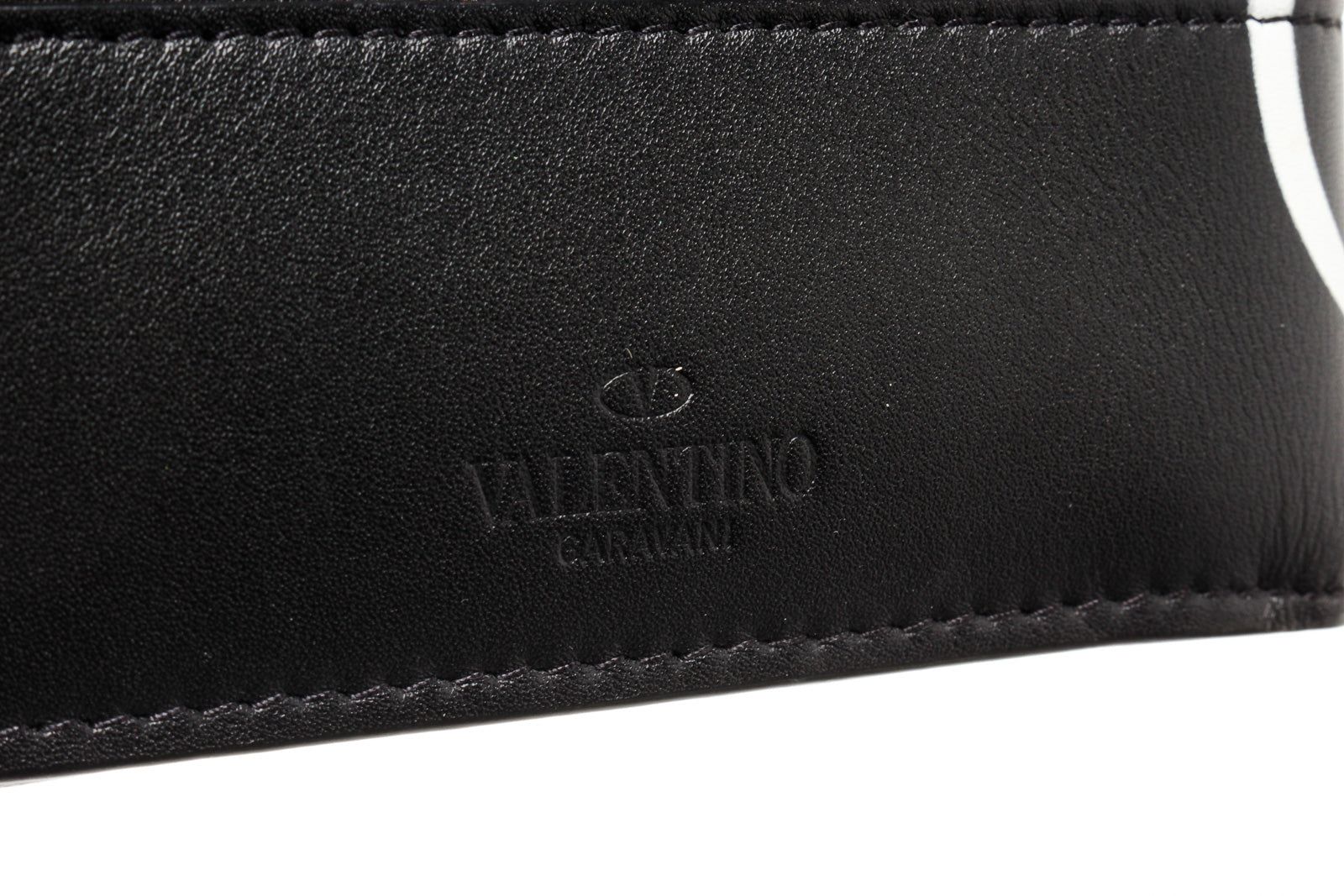 Valentino Valentino Black Leather Logo Print Bifold Wallet Size ONE SIZE - 5 Thumbnail