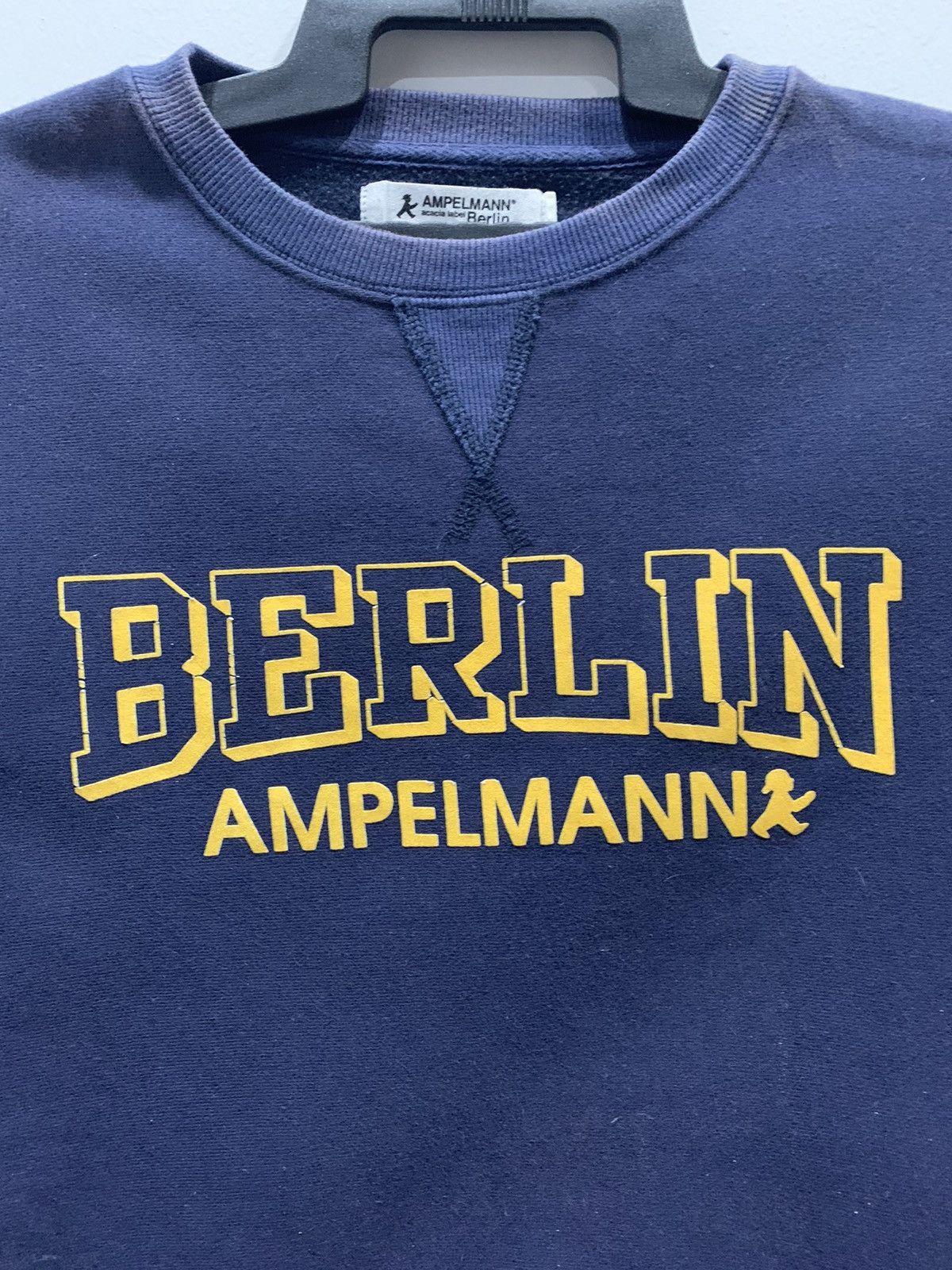 Japanese Brand × Vintage AMPELMANN BERLIN Sweatshirt Size 4 Fit M Size US M / EU 48-50 / 2 - 3 Thumbnail