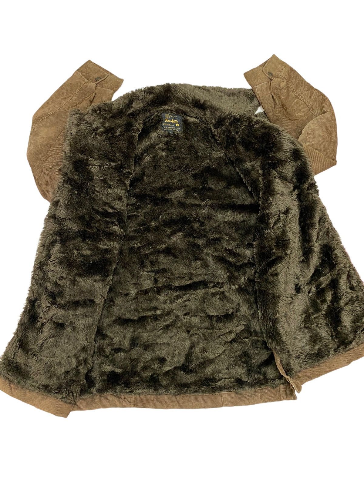 Vintage Union Made Roushatte Sanforized Sherpa Corduroy Jacket Size US L / EU 52-54 / 3 - 6 Thumbnail