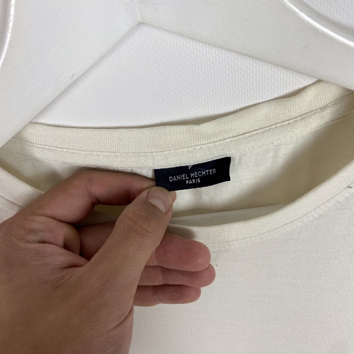 Daniel Hechter Vintage 00s Daniel Hechter Paris blured text logo tee rare Size US L / EU 52-54 / 3 - 4 Thumbnail