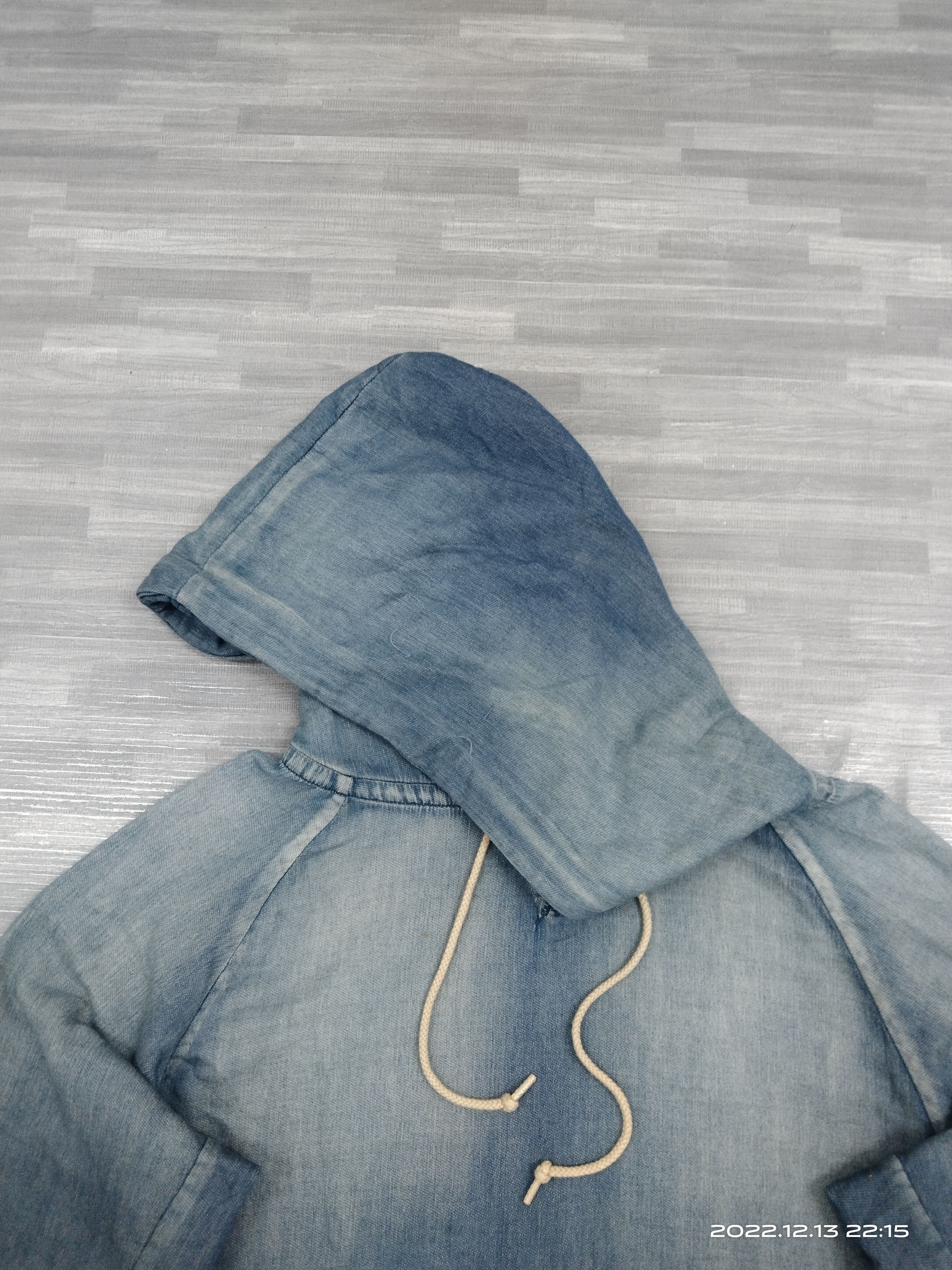 Paul Smith INDIGO SUN FADE PAUL SMITH HOODIE Size US L / EU 52-54 / 3 - 4 Thumbnail