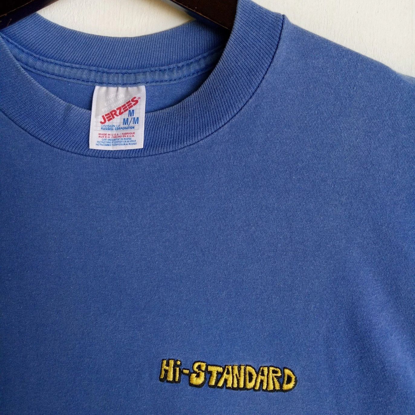 Band Tees 💥Vintage HI-STANDARD Japanese Hardcore Punk embroidered tee Size US M / EU 48-50 / 2 - 3 Thumbnail