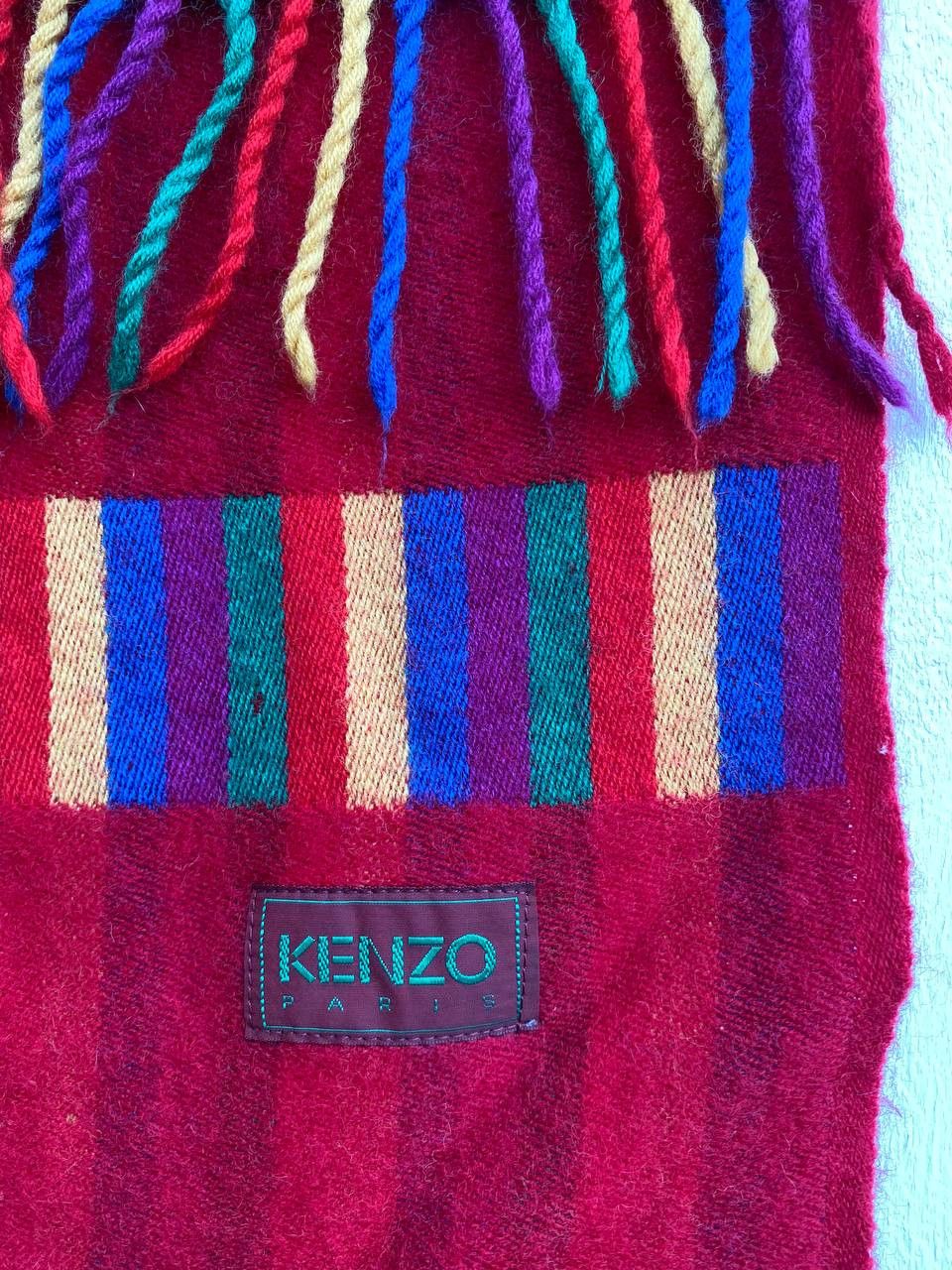 Kenzo 💥 Kenzo Paris Vintage Muffler Scarf Size ONE SIZE - 2 Thumbnail