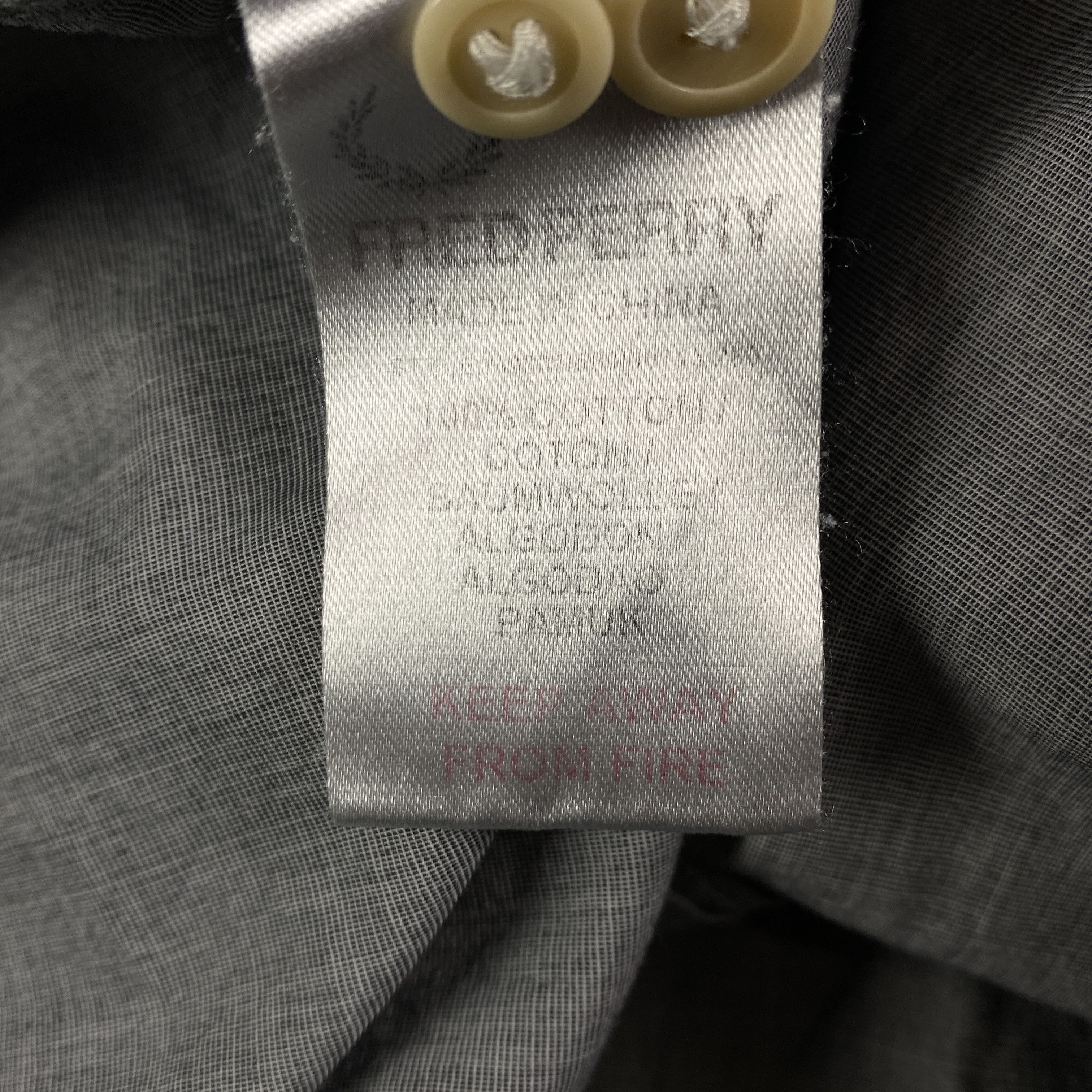 Fred Perry Mens Shirt Long Sleeve Fred Perry Size M Size US M / EU 48-50 / 2 - 5 Thumbnail