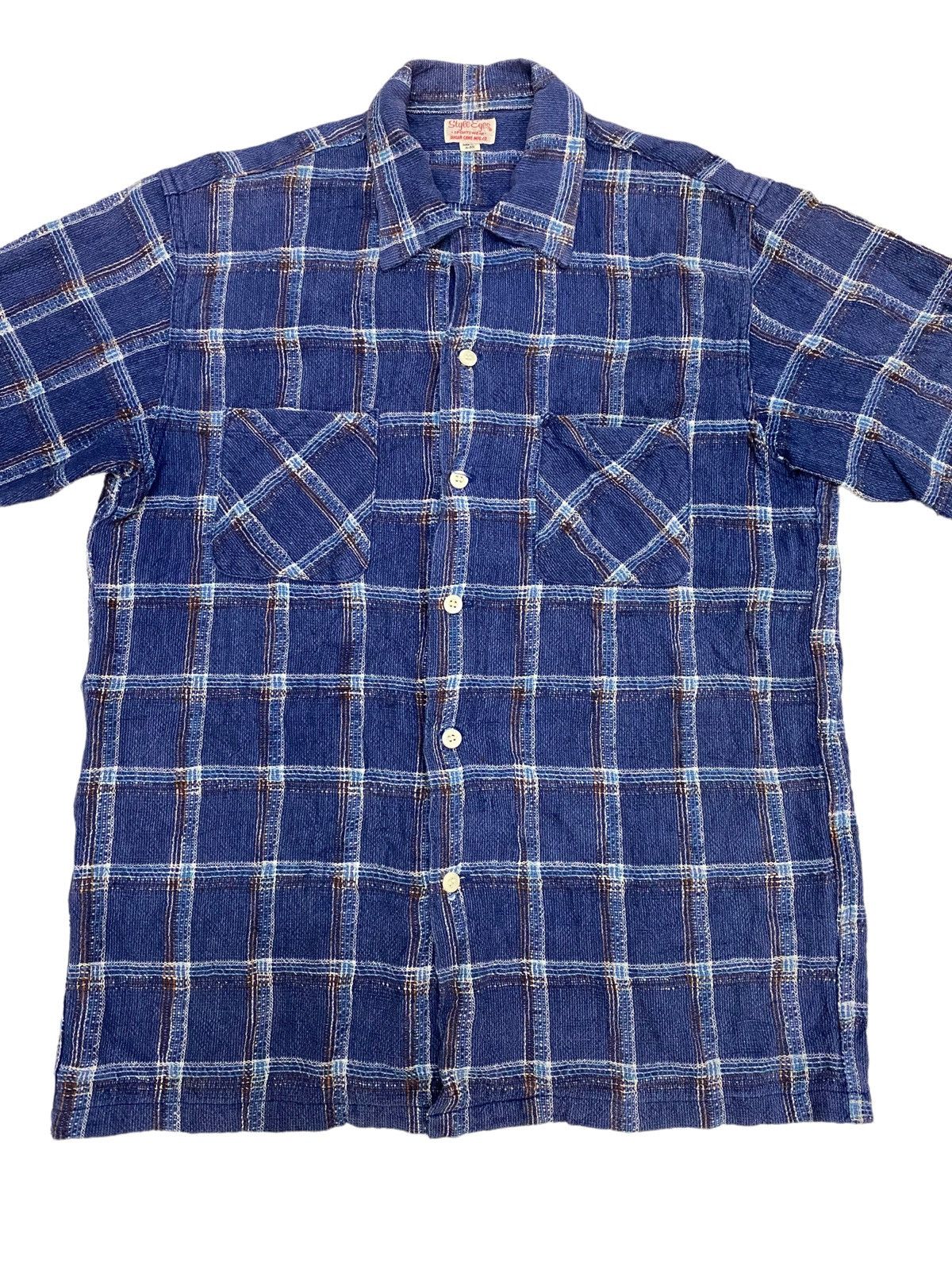 Sugar Cane × Vintage Vintage Sugar Cane Style Eyes Sportwear Checkered Shirt Size US M / EU 48-50 / 2 - 3 Thumbnail