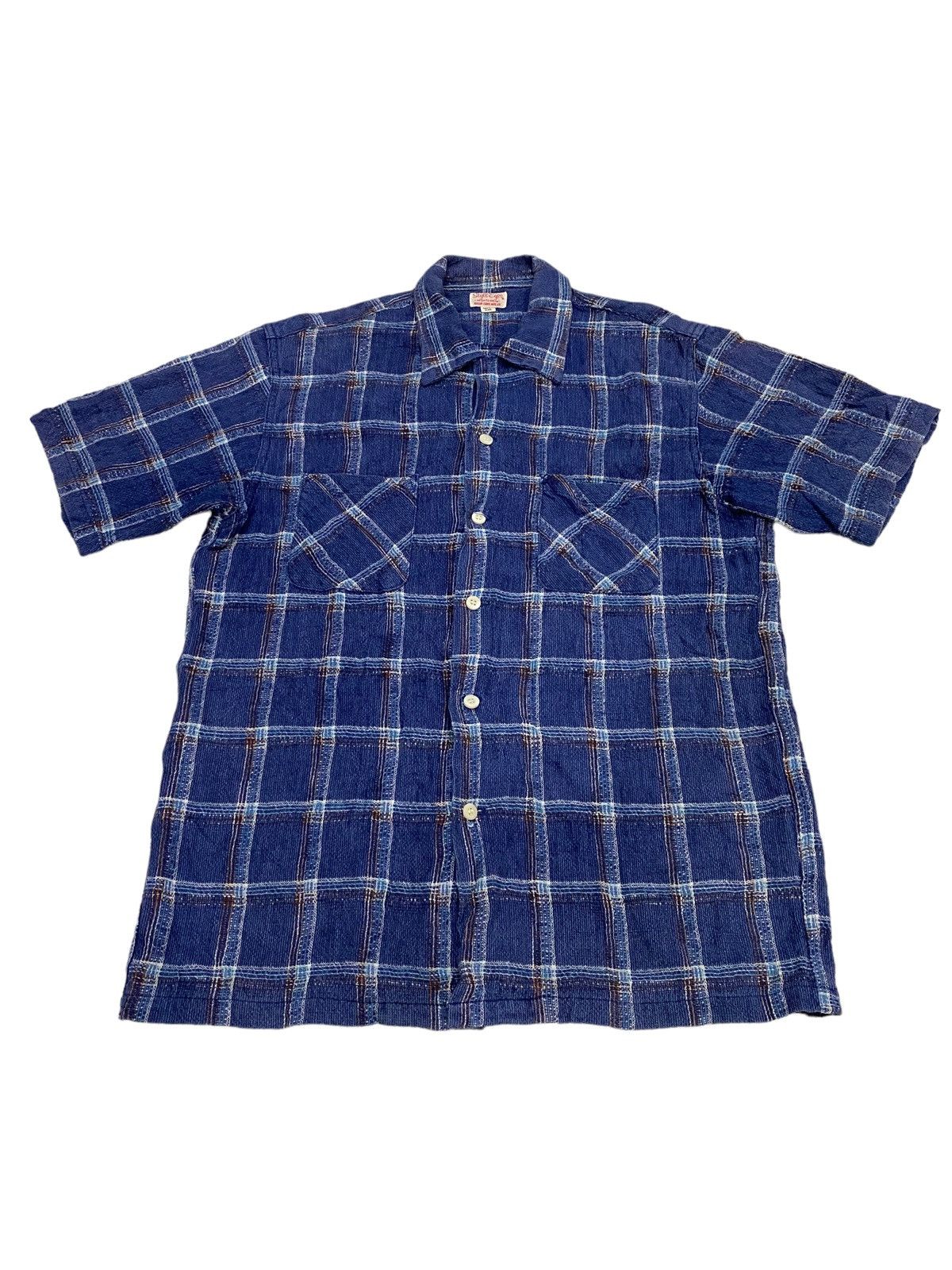 Sugar Cane × Vintage Vintage Sugar Cane Style Eyes Sportwear Checkered Shirt Size US M / EU 48-50 / 2 - 4 Thumbnail