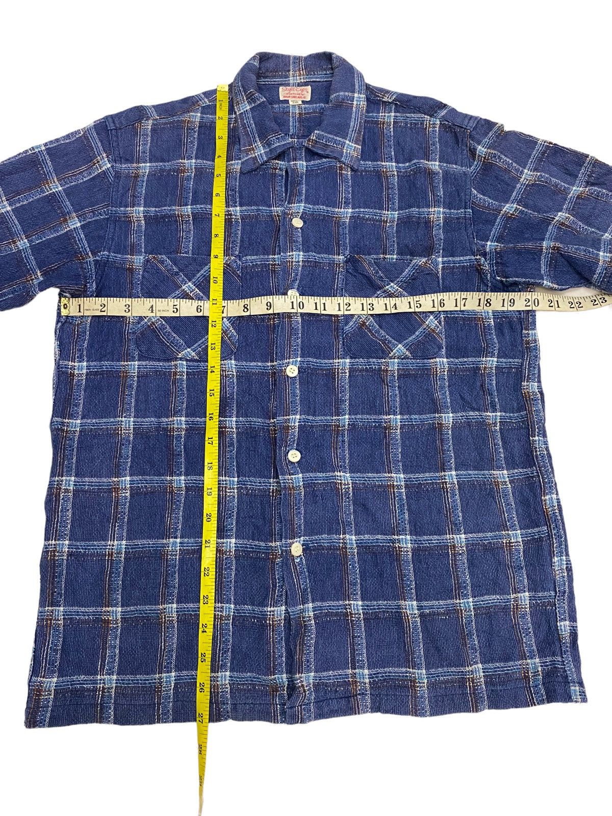 Sugar Cane × Vintage Vintage Sugar Cane Style Eyes Sportwear Checkered Shirt Size US M / EU 48-50 / 2 - 7 Thumbnail