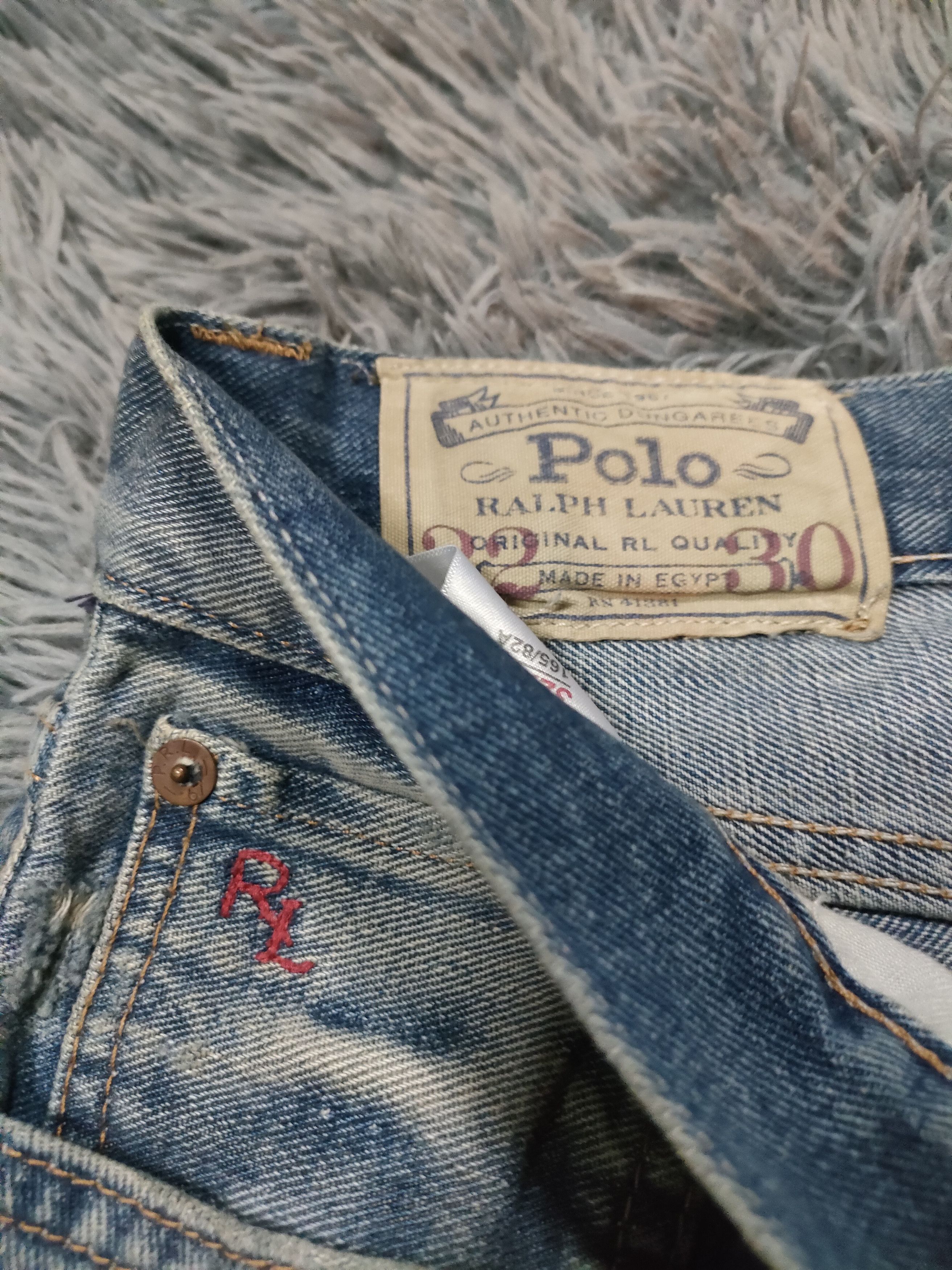 Polo Ralph Lauren × Ralph Lauren Polo Ralph Lauren Distressed Jeans Size US 35 - 7 Thumbnail