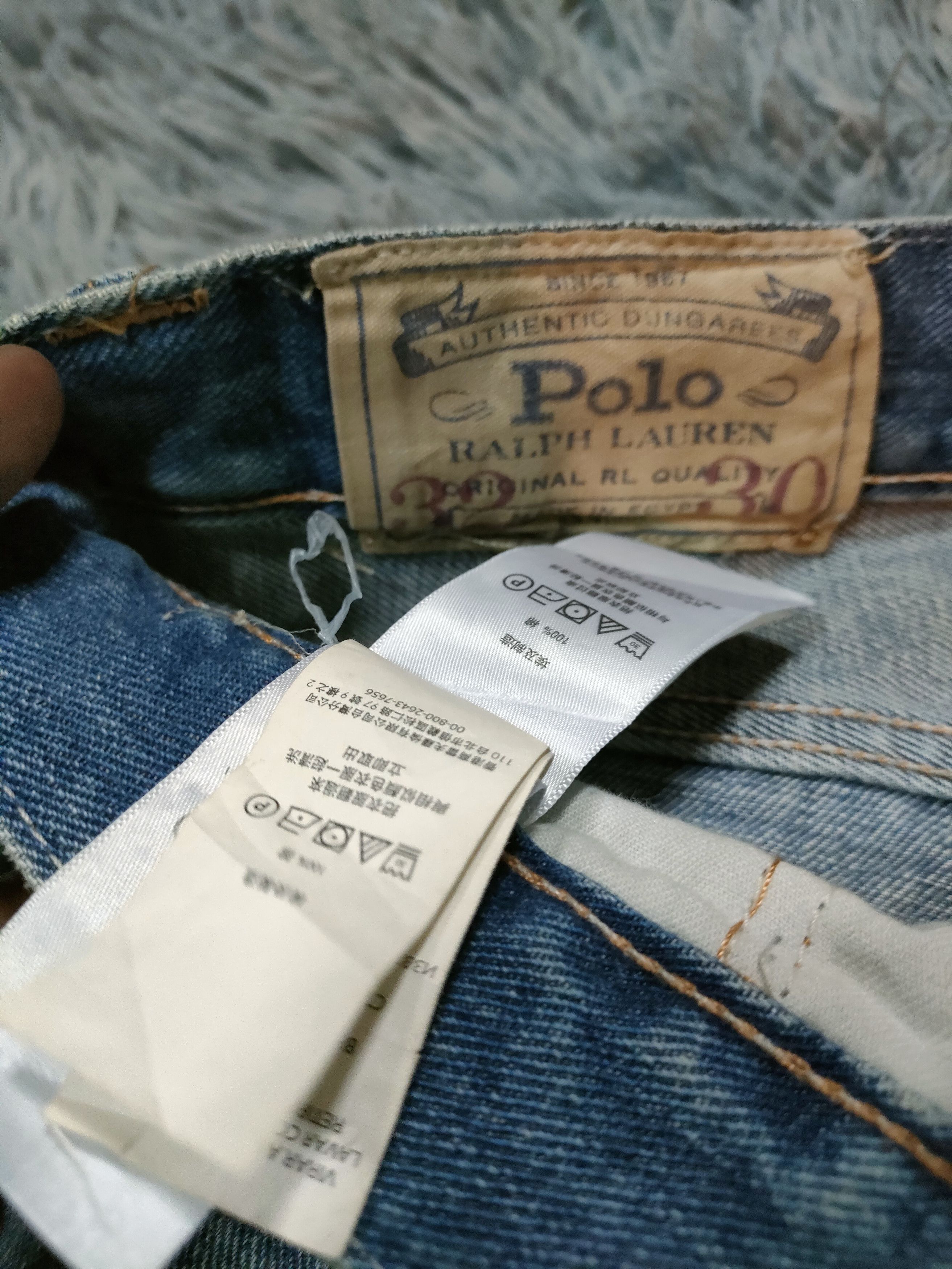 Polo Ralph Lauren × Ralph Lauren Polo Ralph Lauren Distressed Jeans Size US 35 - 6 Thumbnail
