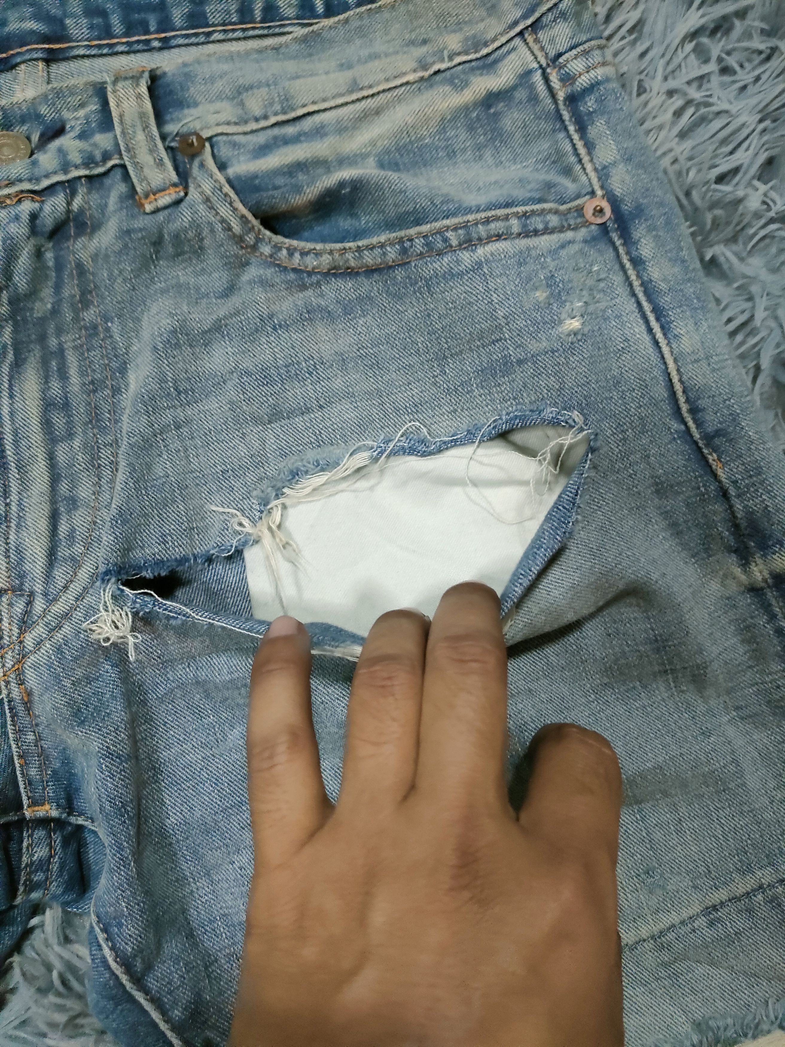 Polo Ralph Lauren × Ralph Lauren Polo Ralph Lauren Distressed Jeans Size US 35 - 10 Thumbnail