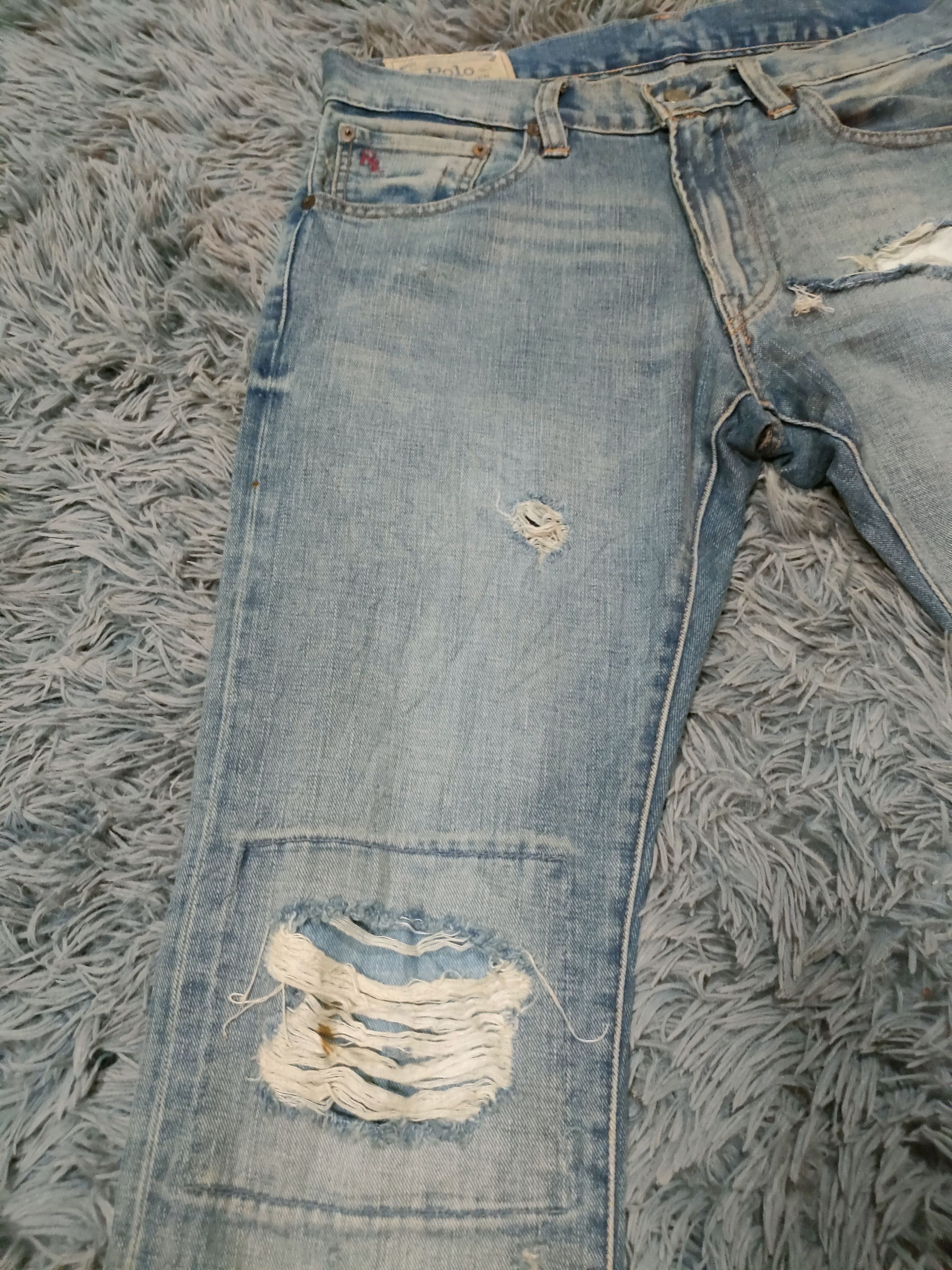 Polo Ralph Lauren × Ralph Lauren Polo Ralph Lauren Distressed Jeans Size US 35 - 12 Thumbnail