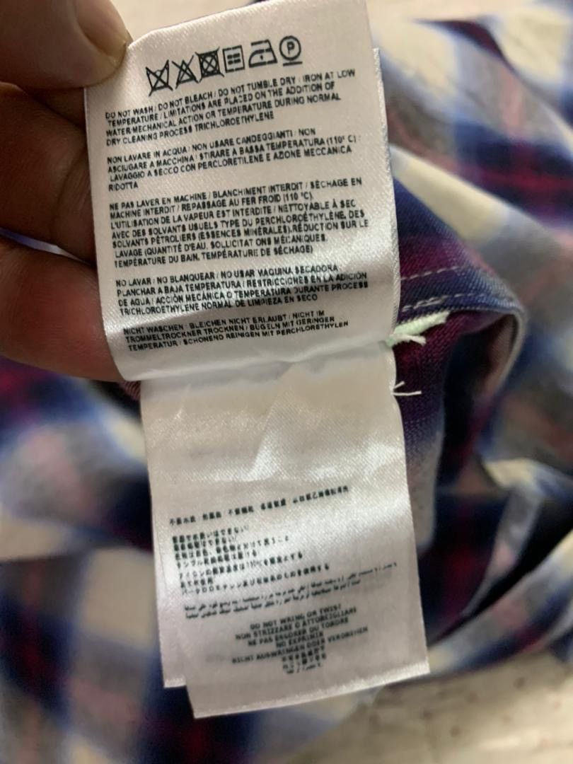 Off-White ❄️☃️CHRISTMAS OFFER☃️❄️Off-White Flannel Button up Shirt Size M / US 6-8 / IT 42-44 - 8 Thumbnail