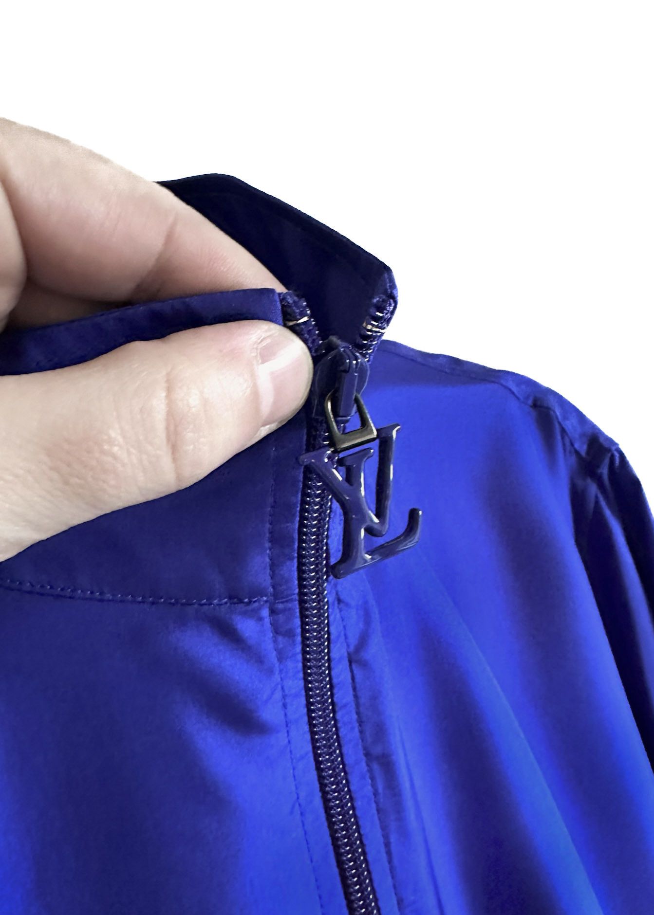 Louis Vuitton Louis Vuitton X Amen Break 2021 Blue Silk Half-zip Shirt Size US XL / EU 56 / 4 - 2 Thumbnail