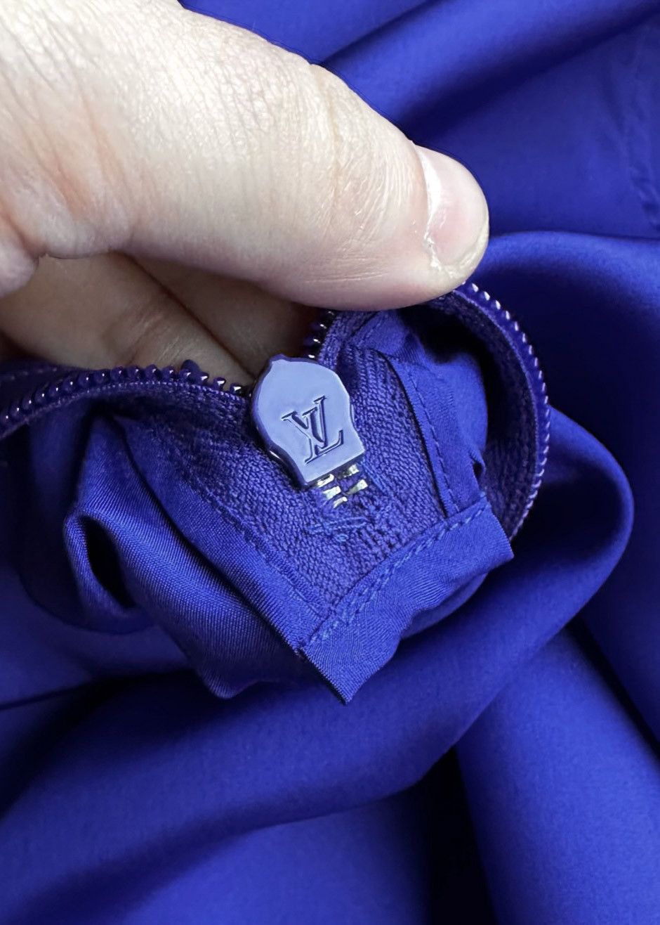 Louis Vuitton Louis Vuitton X Amen Break 2021 Blue Silk Half-zip Shirt Size US XL / EU 56 / 4 - 9 Thumbnail