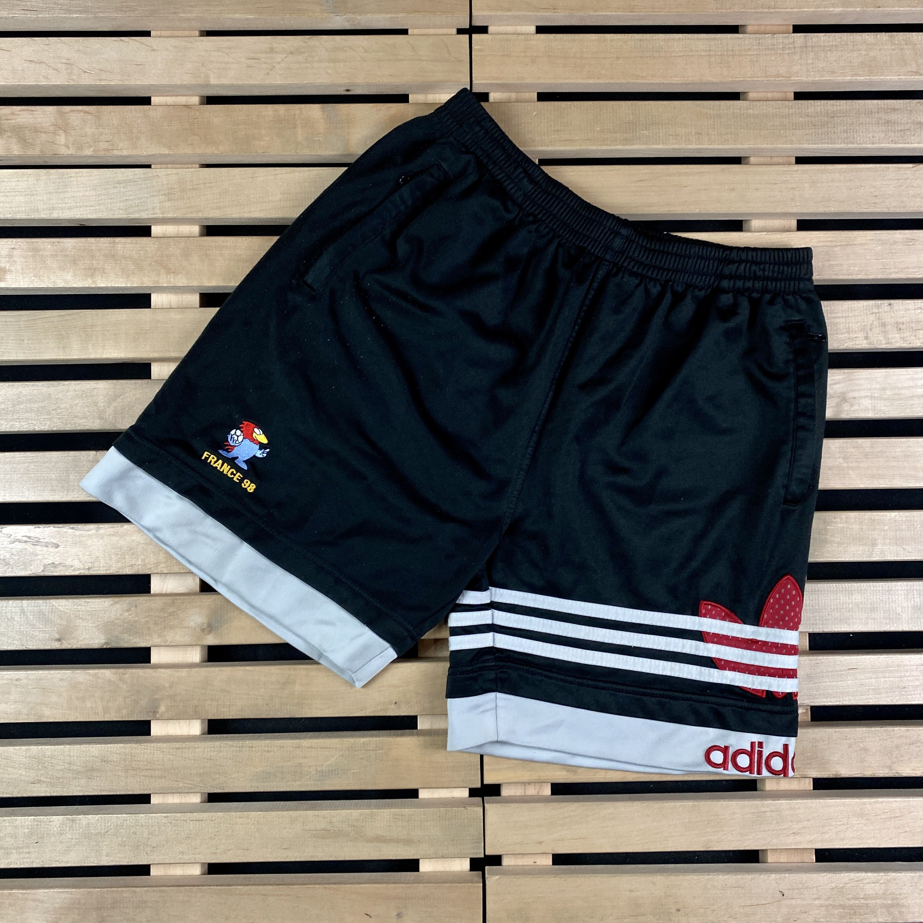 Adidas × Vintage Mens Shorts Adidas France 98 Vintage Size M Size US 32 / EU 48 - 1 Thumbnail