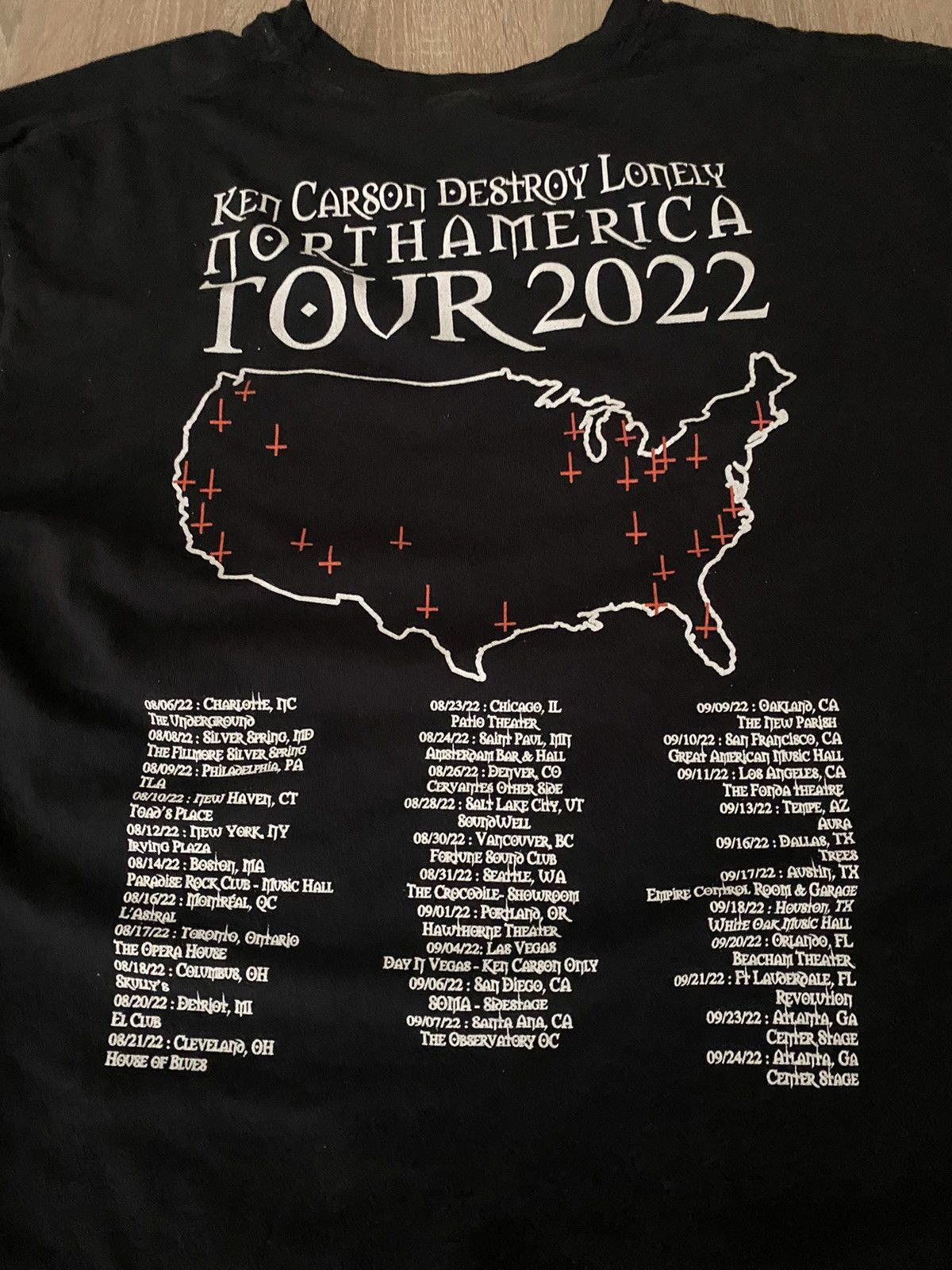 Ken Carson Ken Carson X Man Tour Tee Size US L / EU 52-54 / 3 - 3 Thumbnail