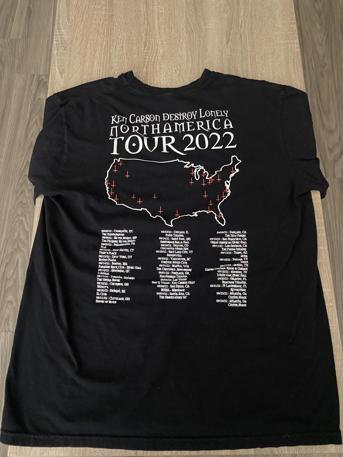 Ken Carson Ken Carson X Man Tour Tee Size US L / EU 52-54 / 3 - 2 Thumbnail