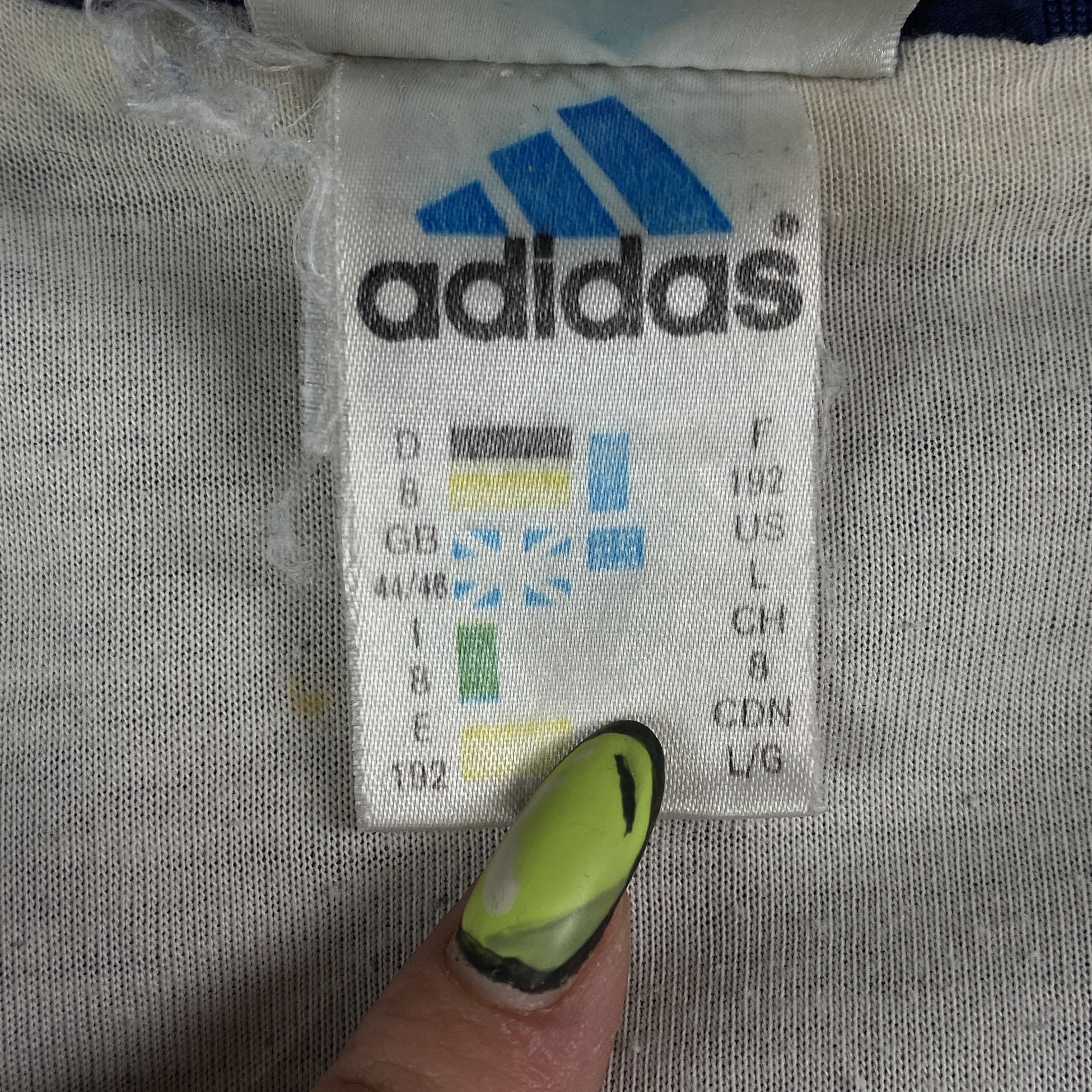 Adidas × Vintage Mens Zip Jacket Bomber Adidas Vintage Size L Size US L / EU 52-54 / 3 - 5 Thumbnail